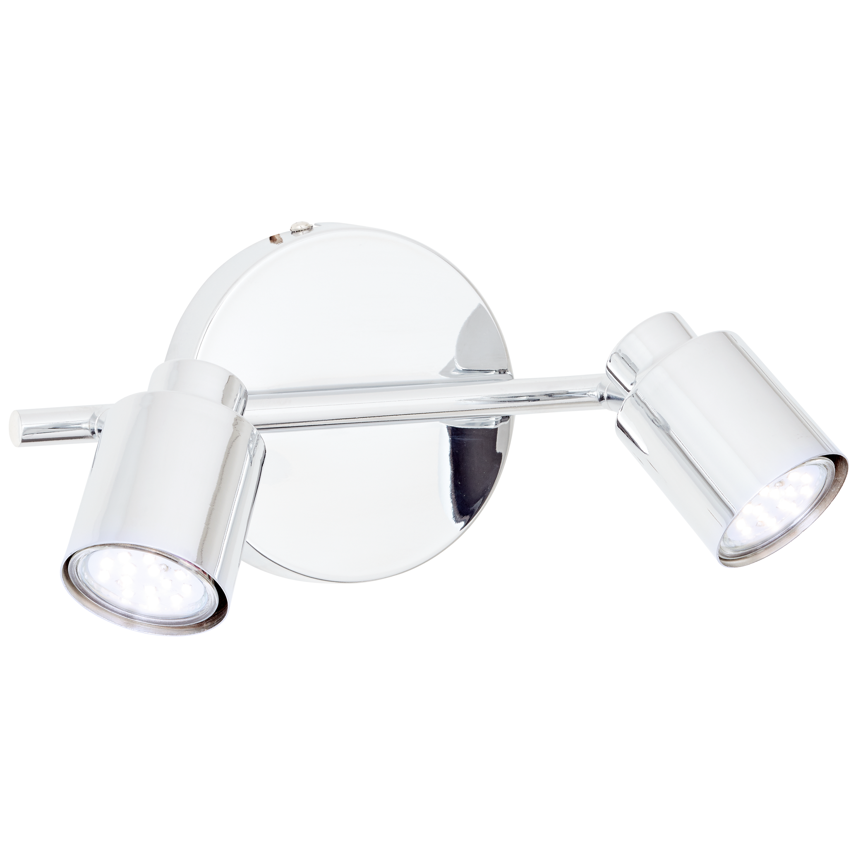 Foco decorativo INSPIRE TEKLA 2 LÂMPADAS GU10X2 METAL CROMADO - 18