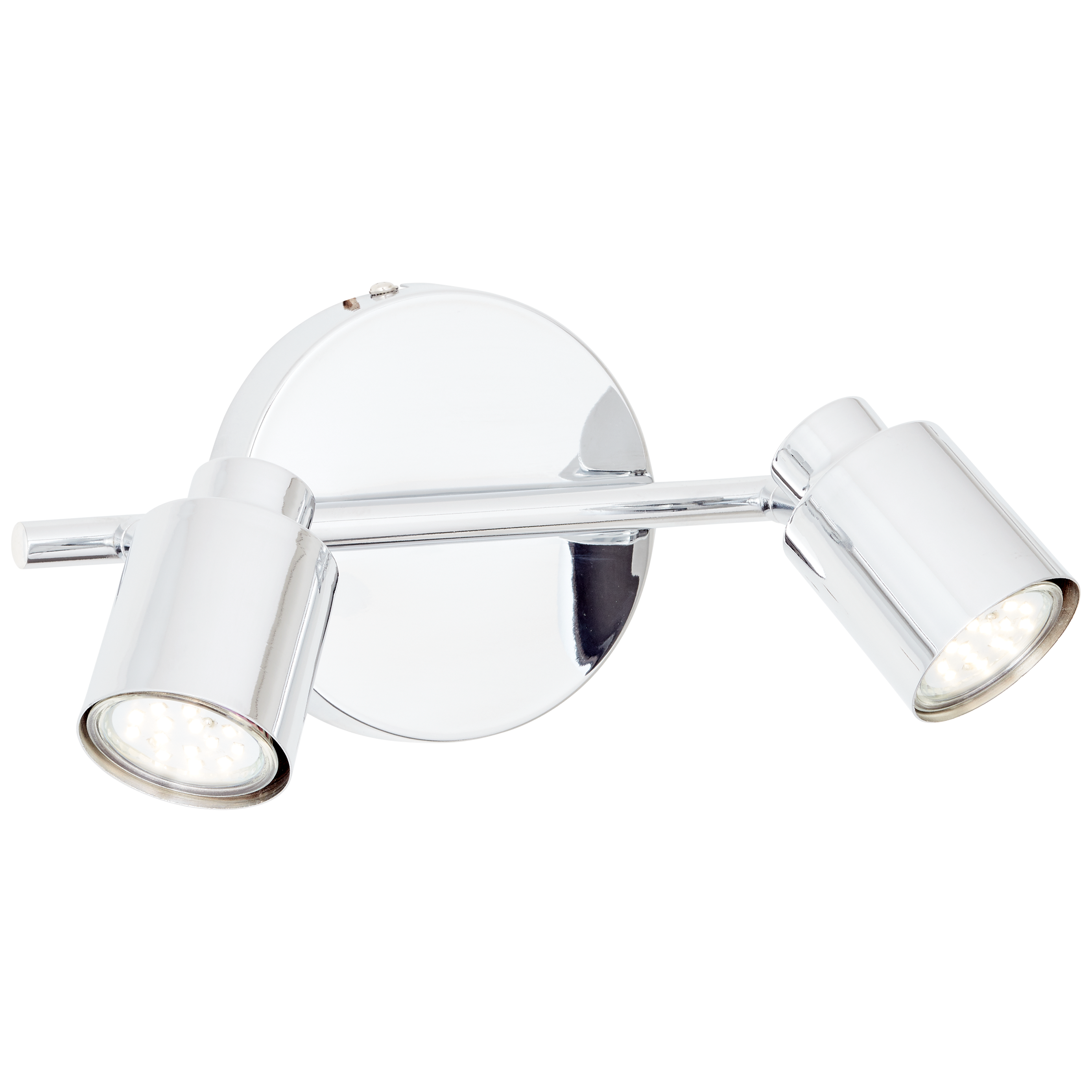 Foco decorativo INSPIRE TEKLA 2 LÂMPADAS GU10X2 METAL CROMADO - 17