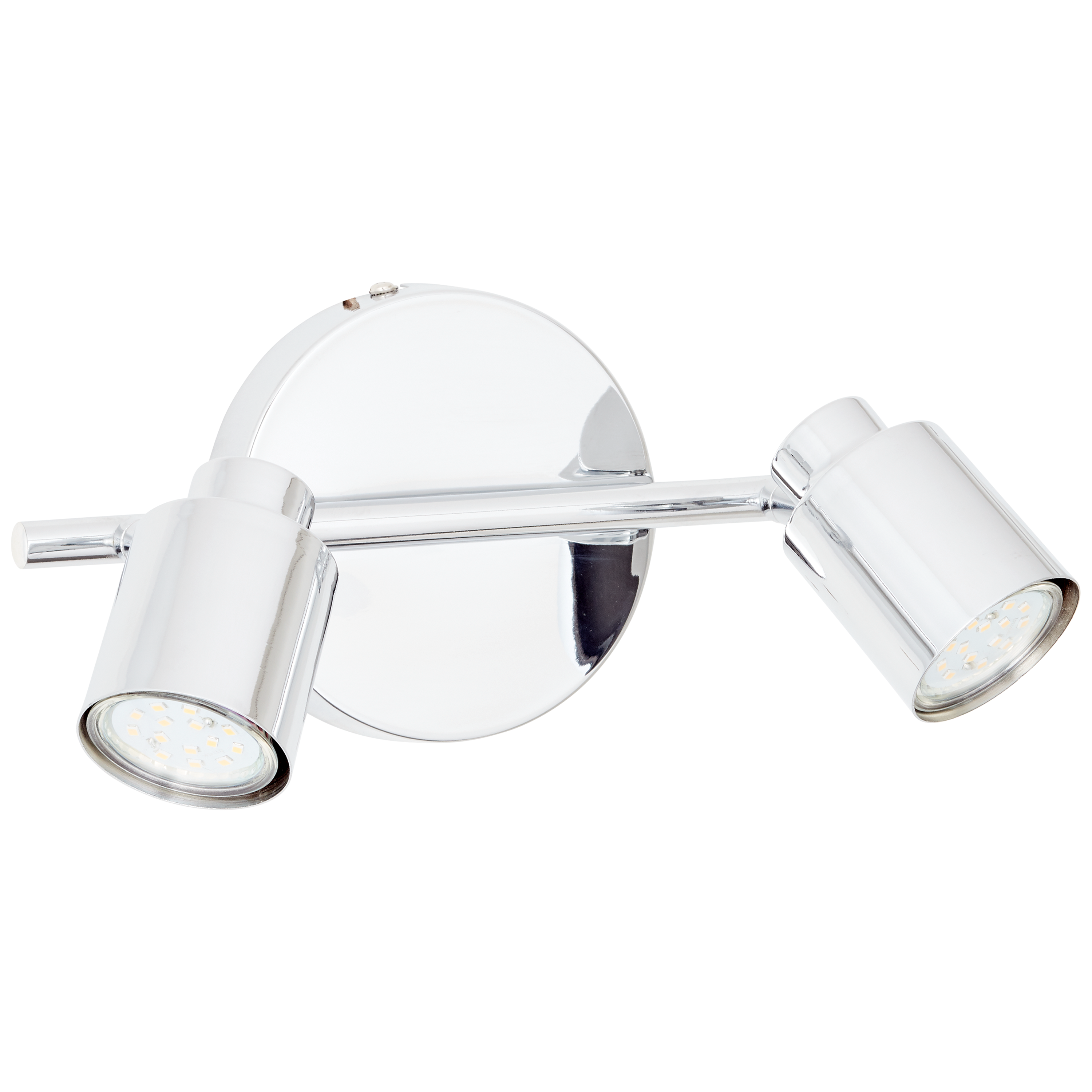 Foco decorativo INSPIRE TEKLA 2 LÂMPADAS GU10X2 METAL CROMADO - 16