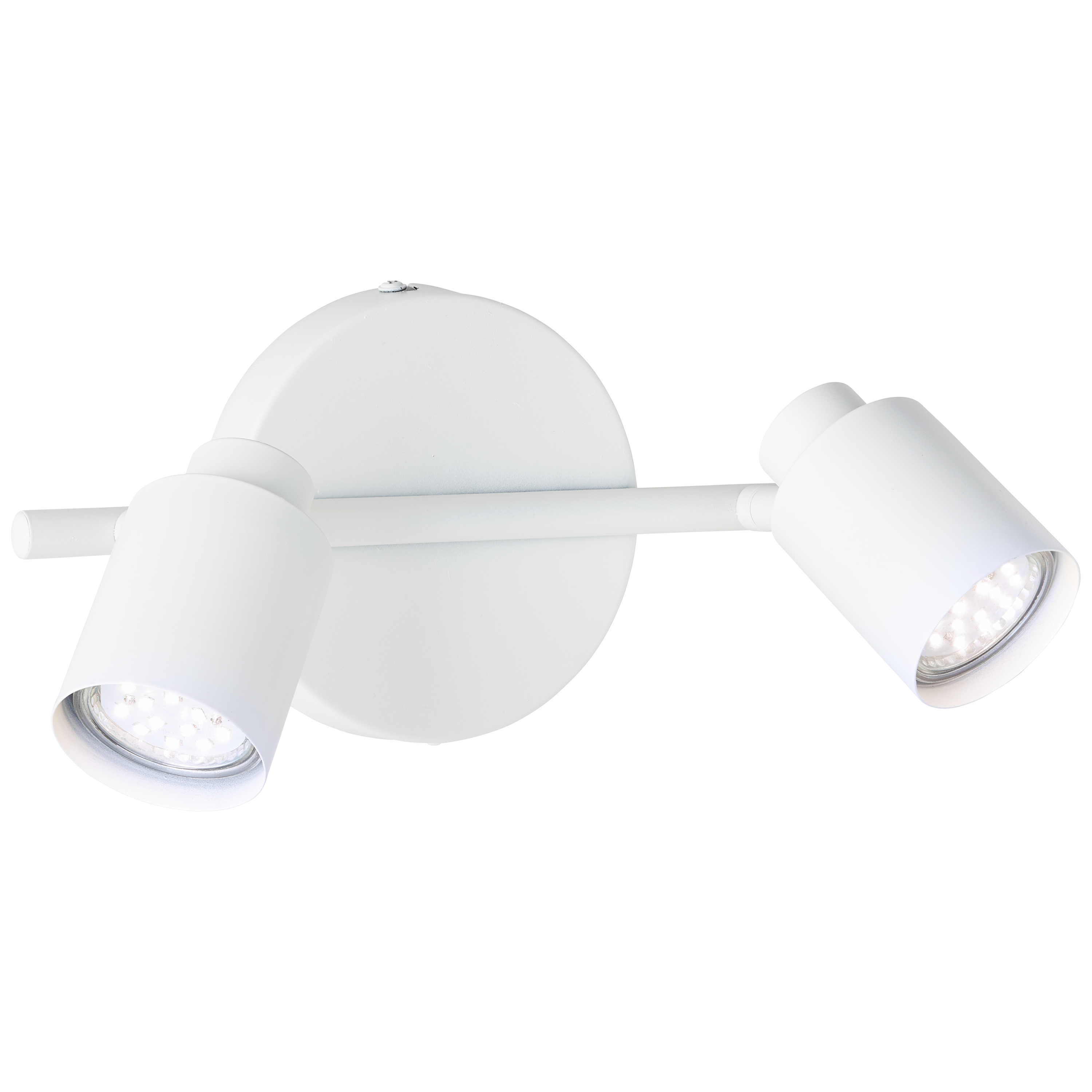Faretto decorativo senza fonte luminosa TEKLA in acciaio bianco GU10 INSPIRE 2 luci - 12