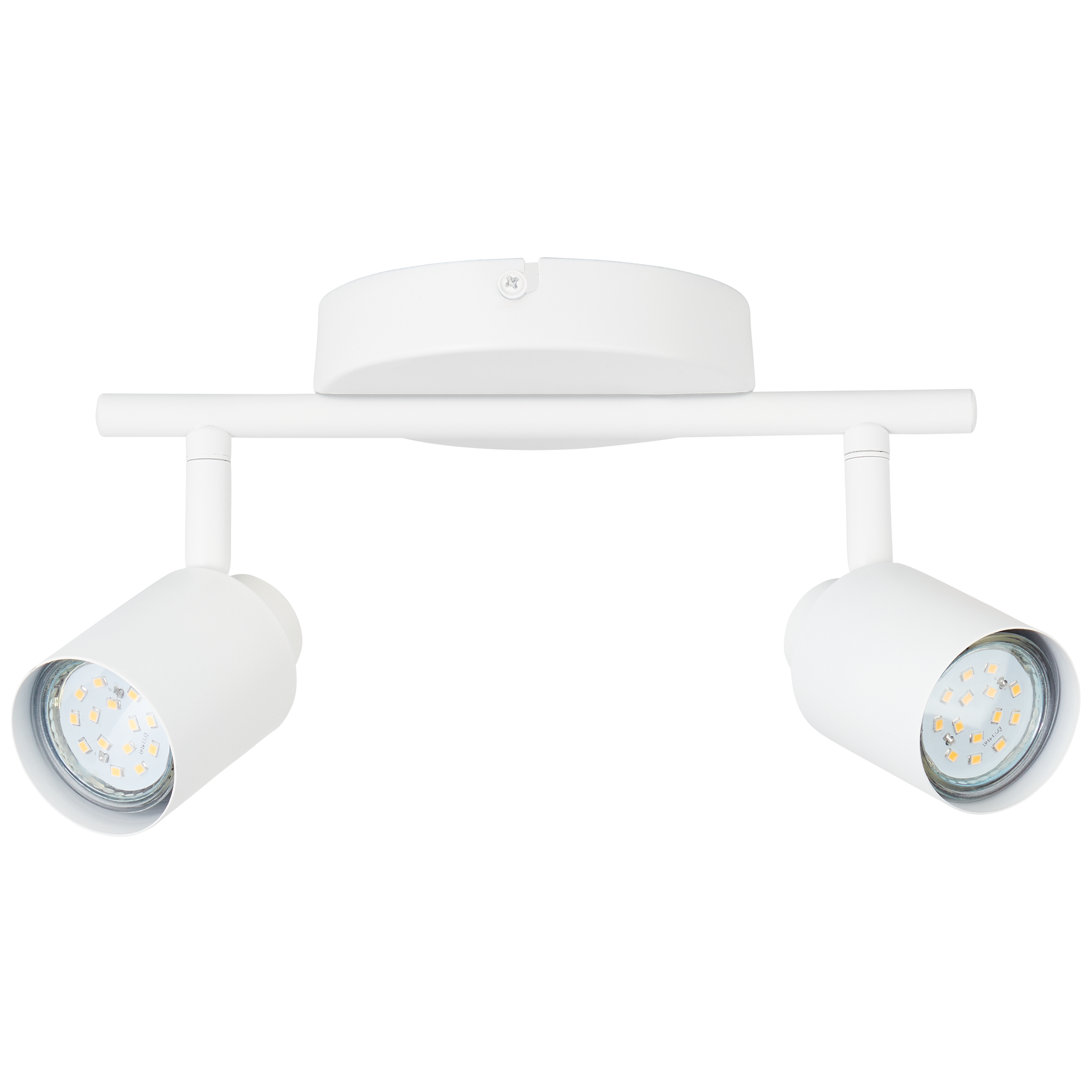 Faretto decorativo senza fonte luminosa TEKLA in acciaio bianco GU10 INSPIRE 2 luci - 11