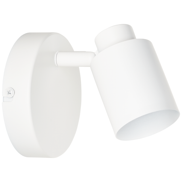 Faretto decorativo senza fonte luminosa TEKLA in acciaio bianco GU10 INSPIRE 1 luci