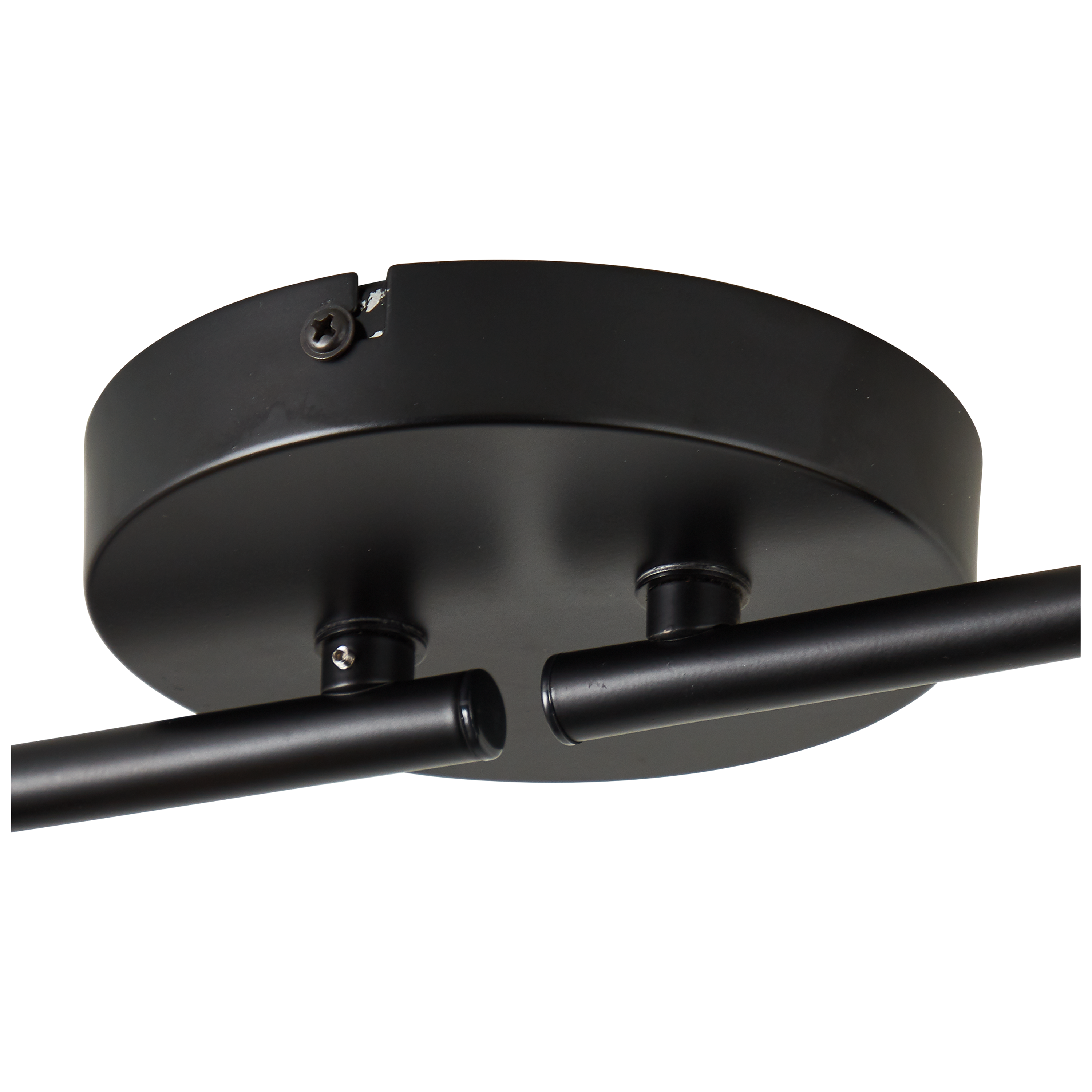 Rampe 4 spots E14 en métal et bambou, INSPIRE Pécan - 6