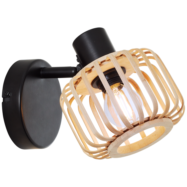 Spot, bambou naturel E14, INSPIRE Pécan