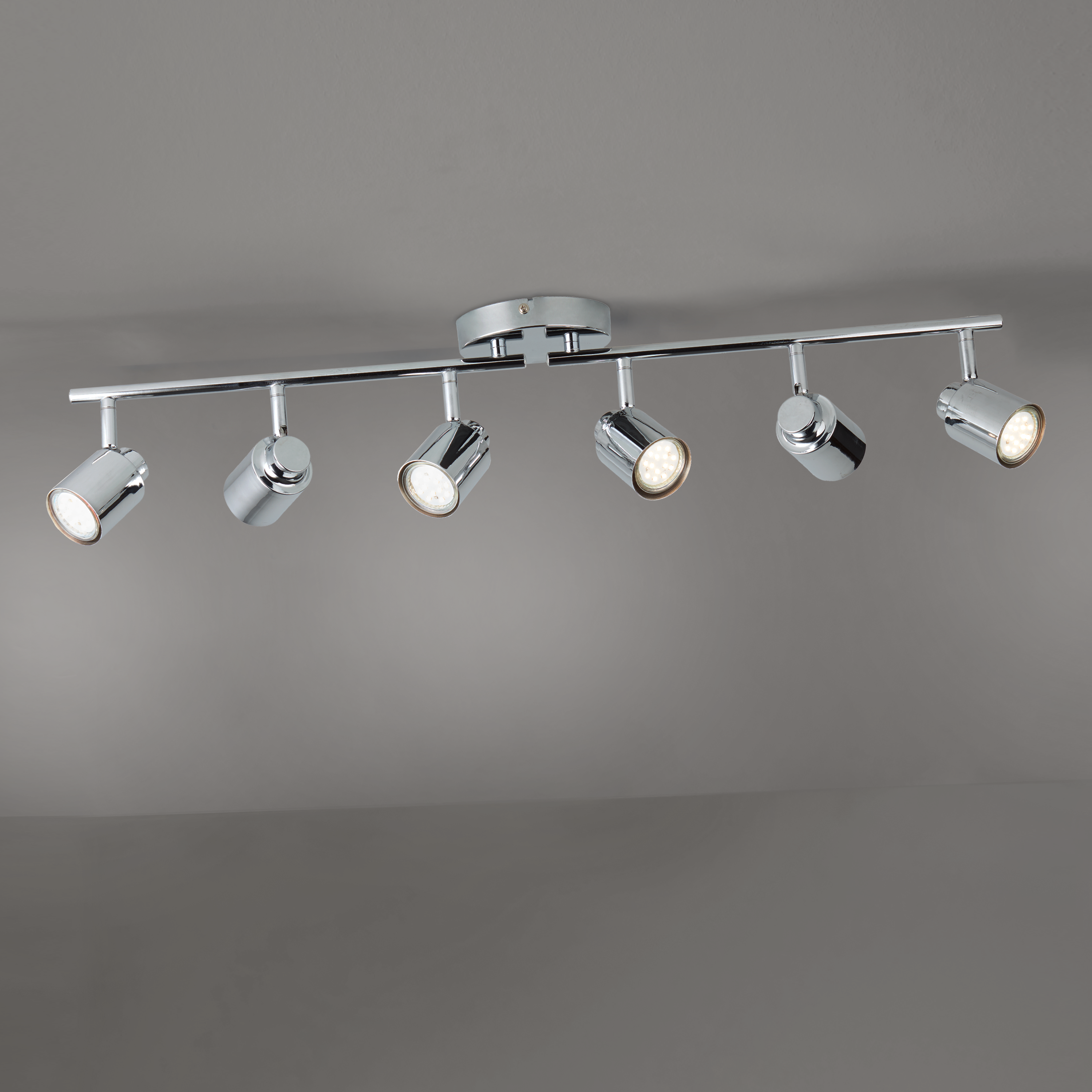 Foco decorativo INSPIRE TEKLA 6 LÂMPADAS GU10X6 METAL CROMADO - 8