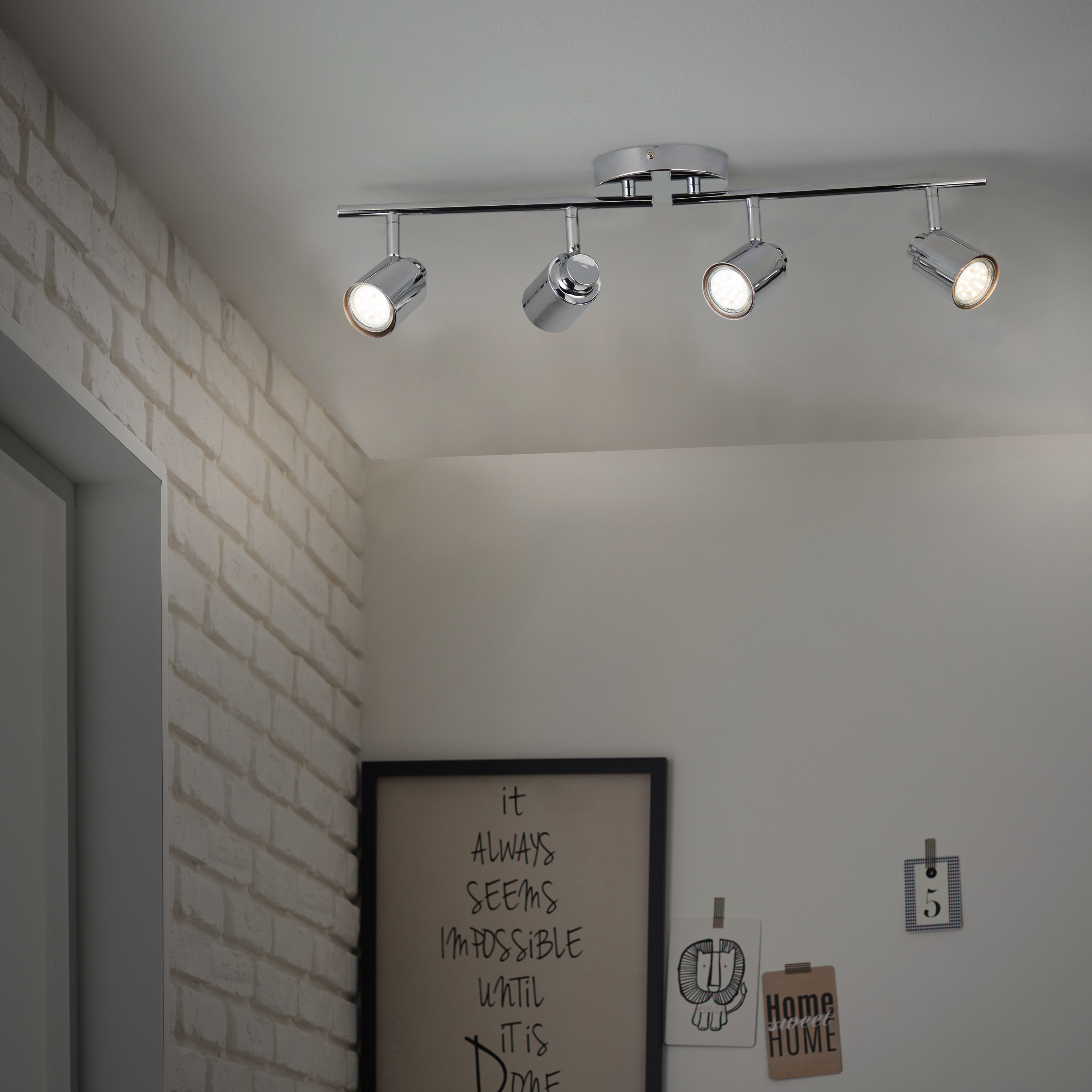 Listwa reflektorowa Tekla chrom 4 x GU10 Inspire - 4