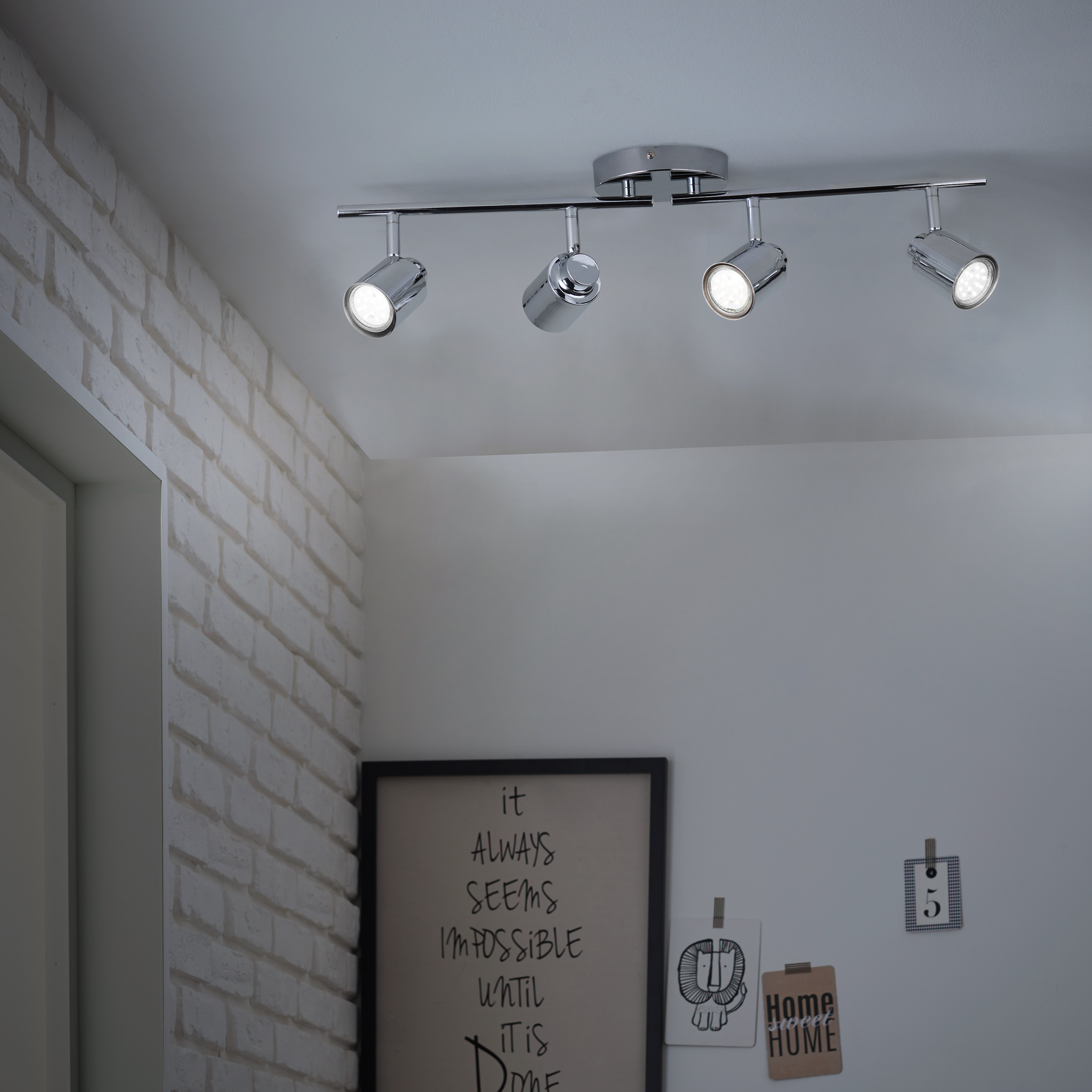 Listwa reflektorowa Tekla chrom 4 x GU10 Inspire - 5