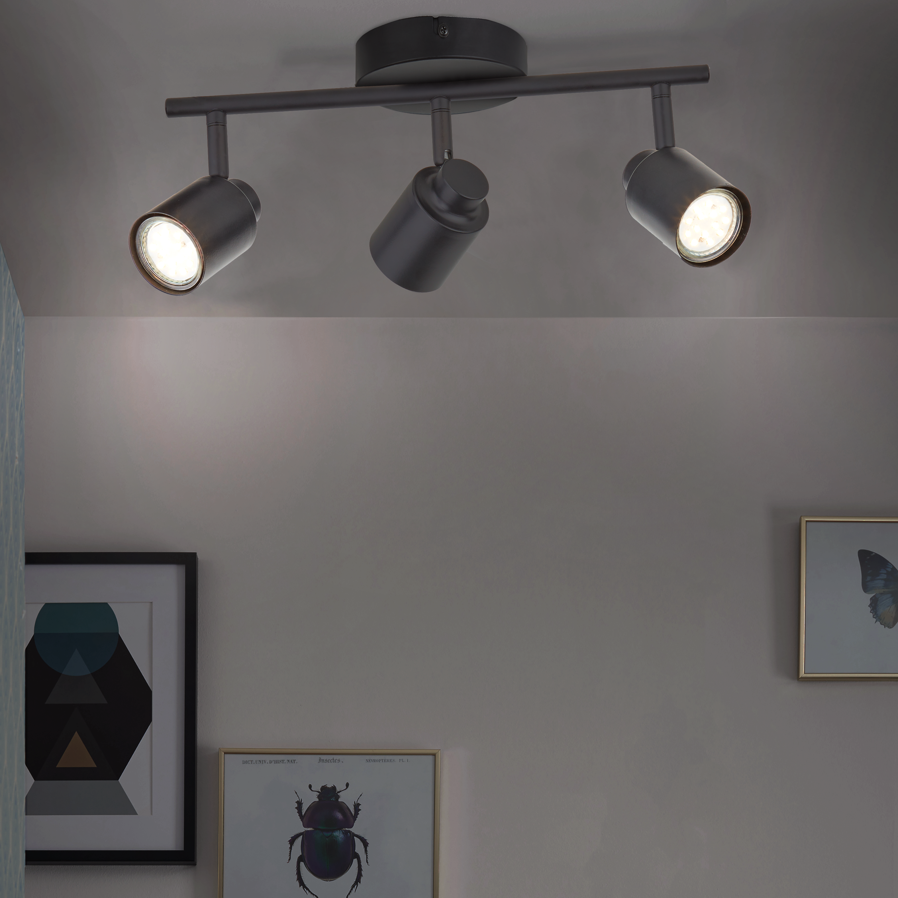 Listwa reflektorowa Tekla czarna 3 x GU10 Inspire - 4