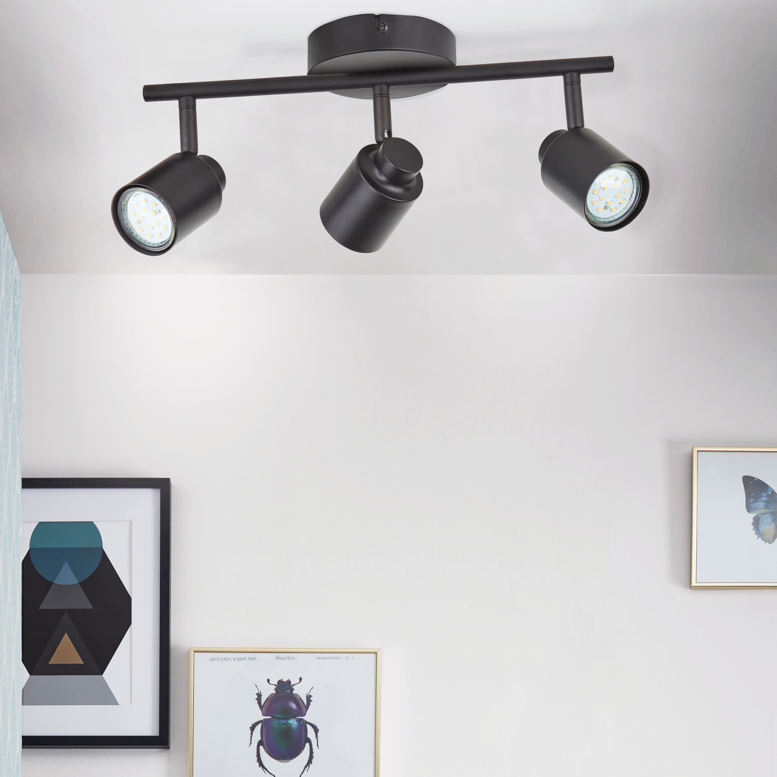 Listwa reflektorowa Tekla czarna 3 x GU10 Inspire - 3