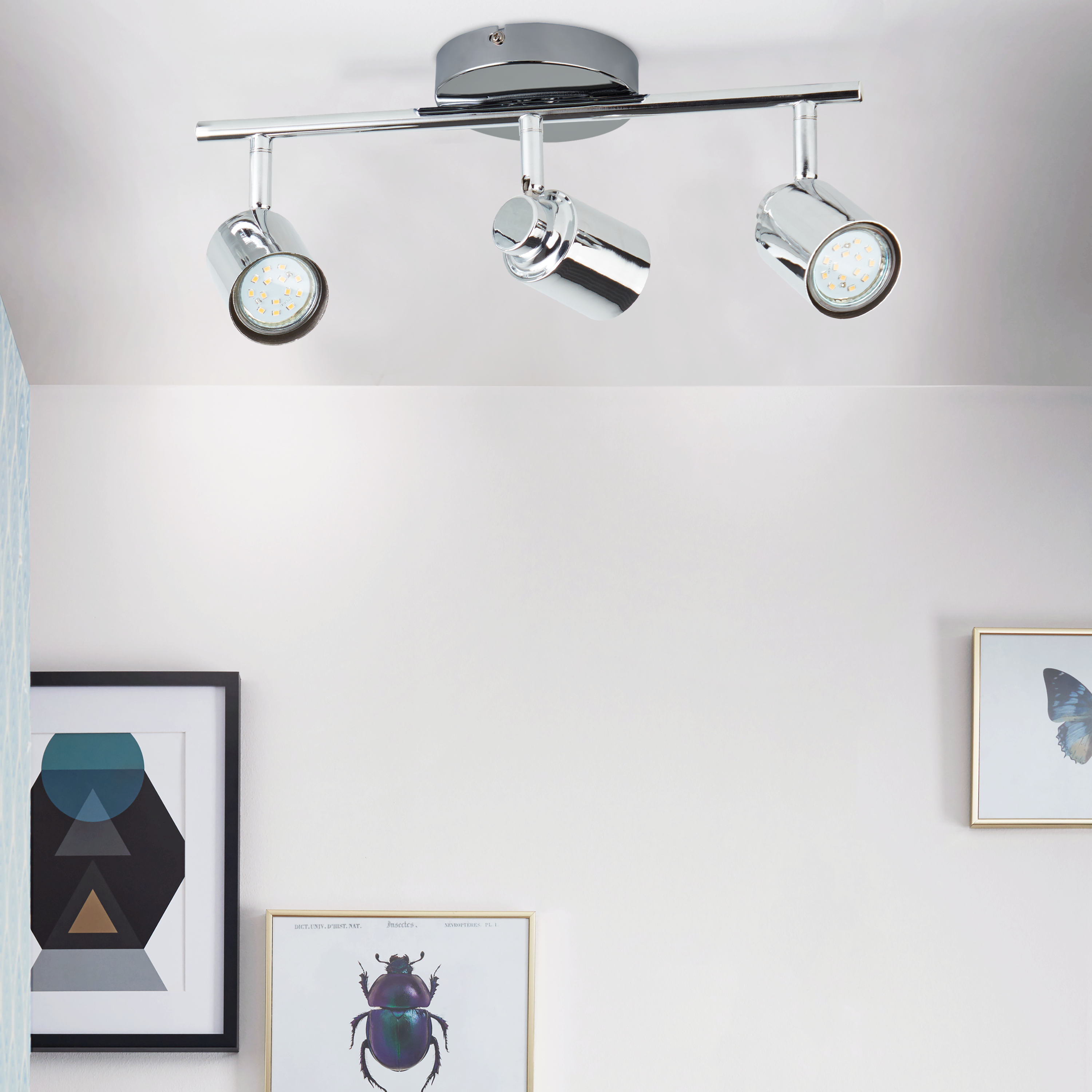 Listwa reflektorowa Tekla chrom 3 x GU10 Inspire - 4