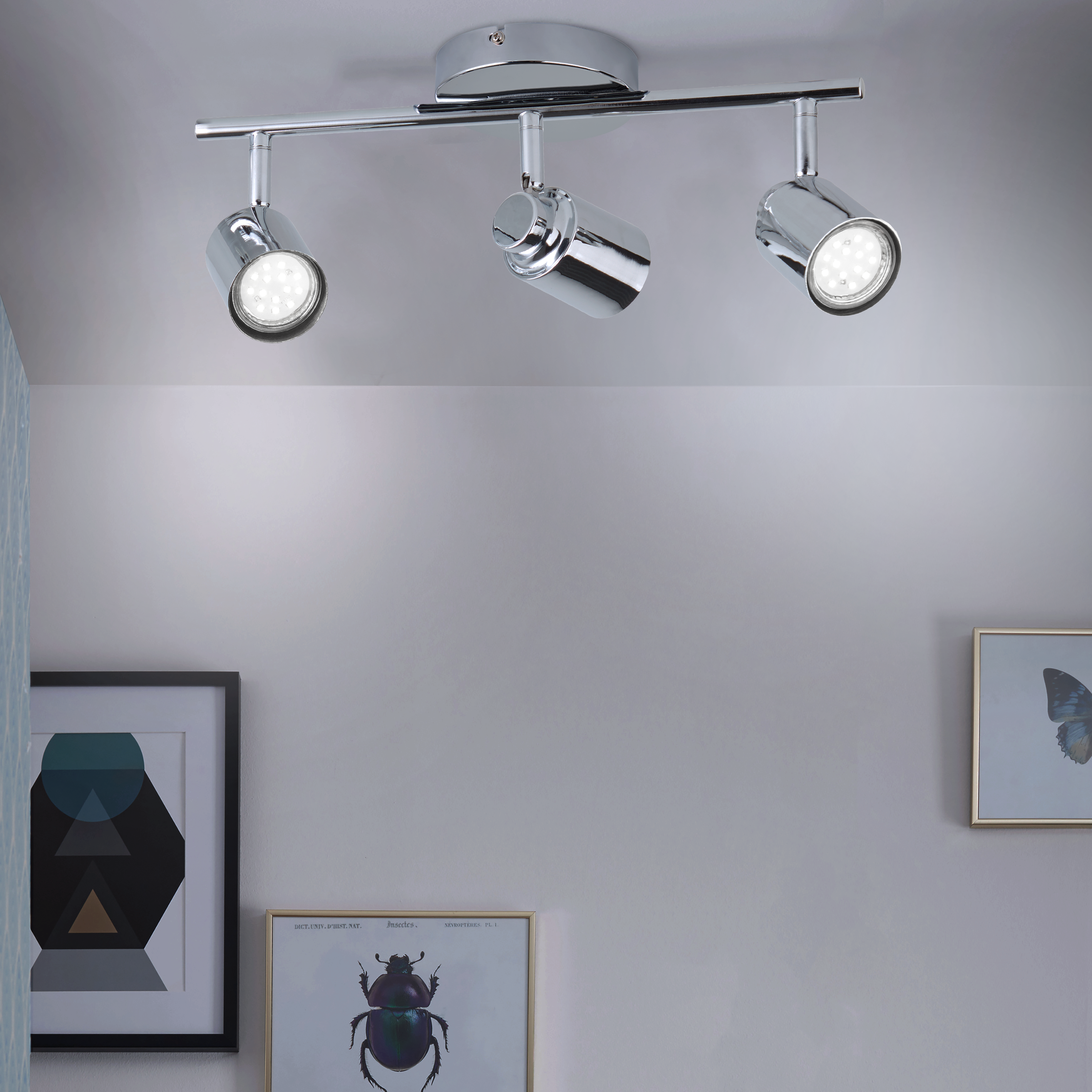 Listwa reflektorowa Tekla chrom 3 x GU10 Inspire - 5