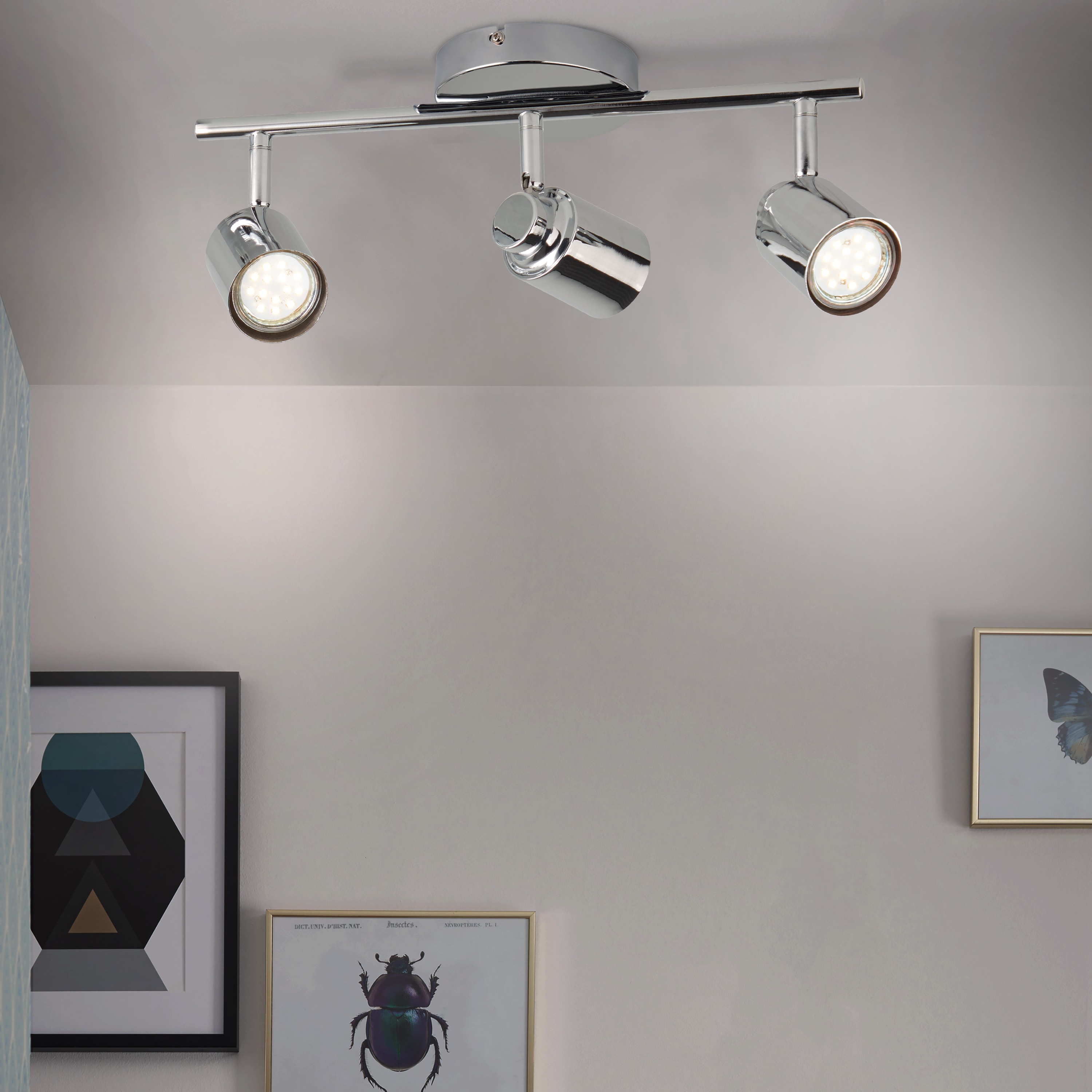 Listwa reflektorowa Tekla chrom 3 x GU10 Inspire - 3