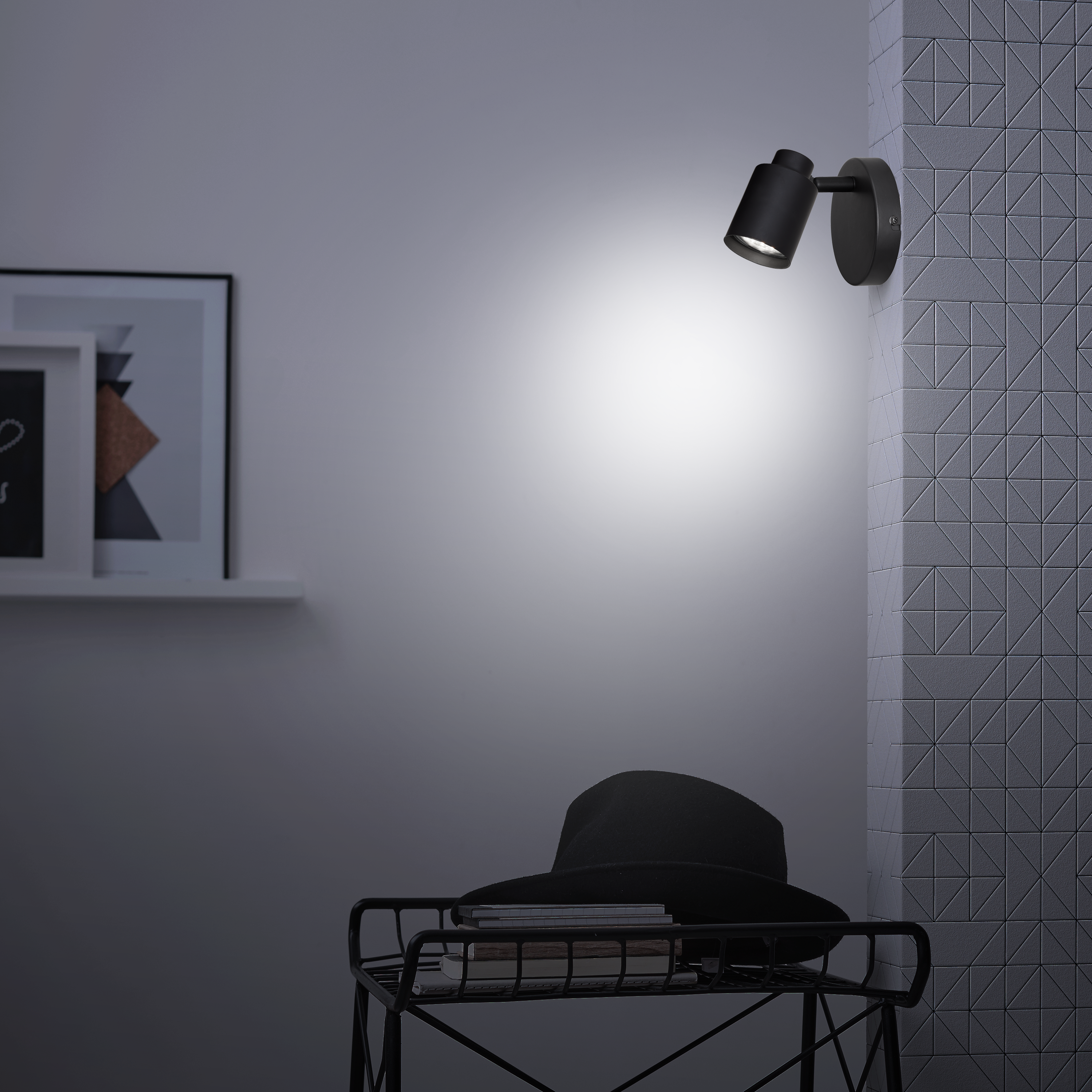 Spot Tekla, produit sans abat-jour noir, GU10, INSPIRE - 6