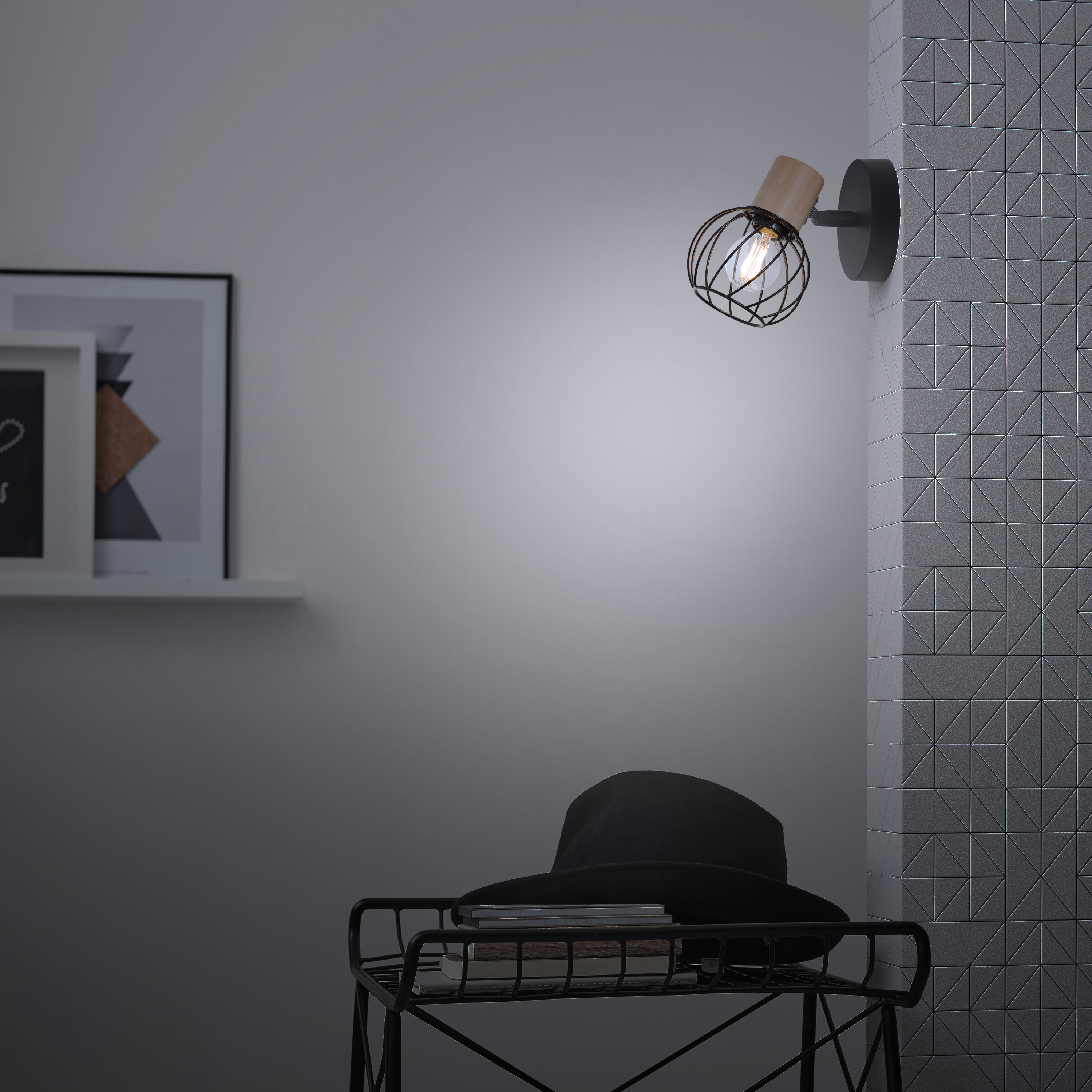 Reflektor Mallow czarno - beżowy E14 Inspire - 10