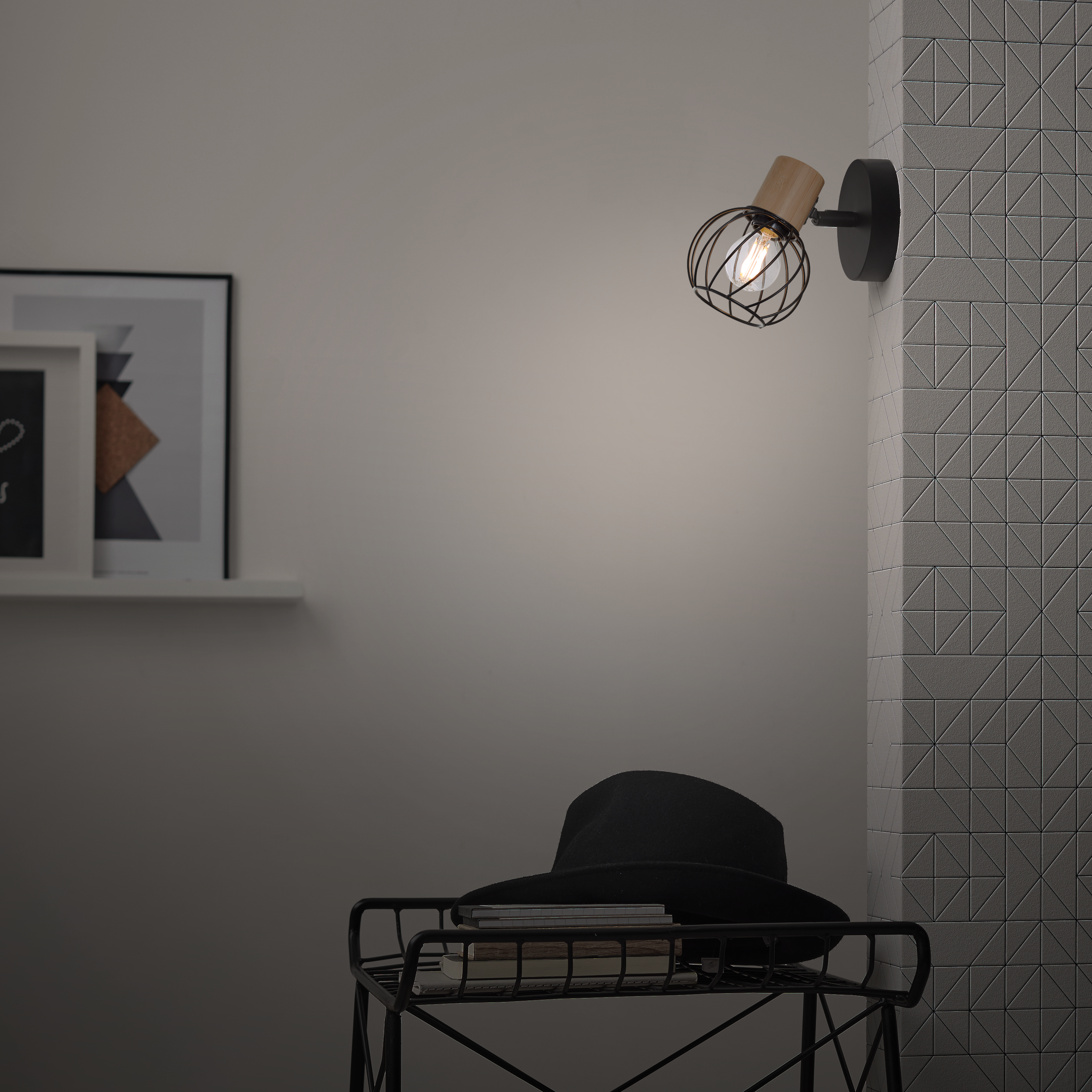 Reflektor Mallow czarno - beżowy E14 Inspire - 7