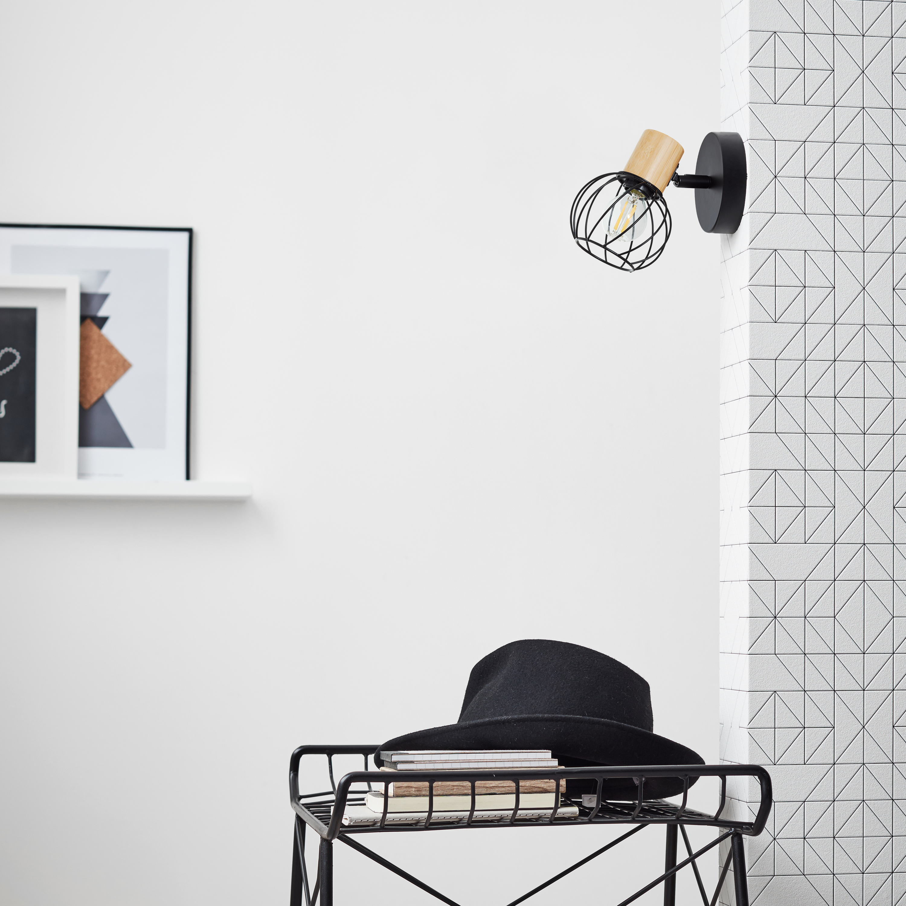 Reflektor Mallow czarno - beżowy E14 Inspire - 9