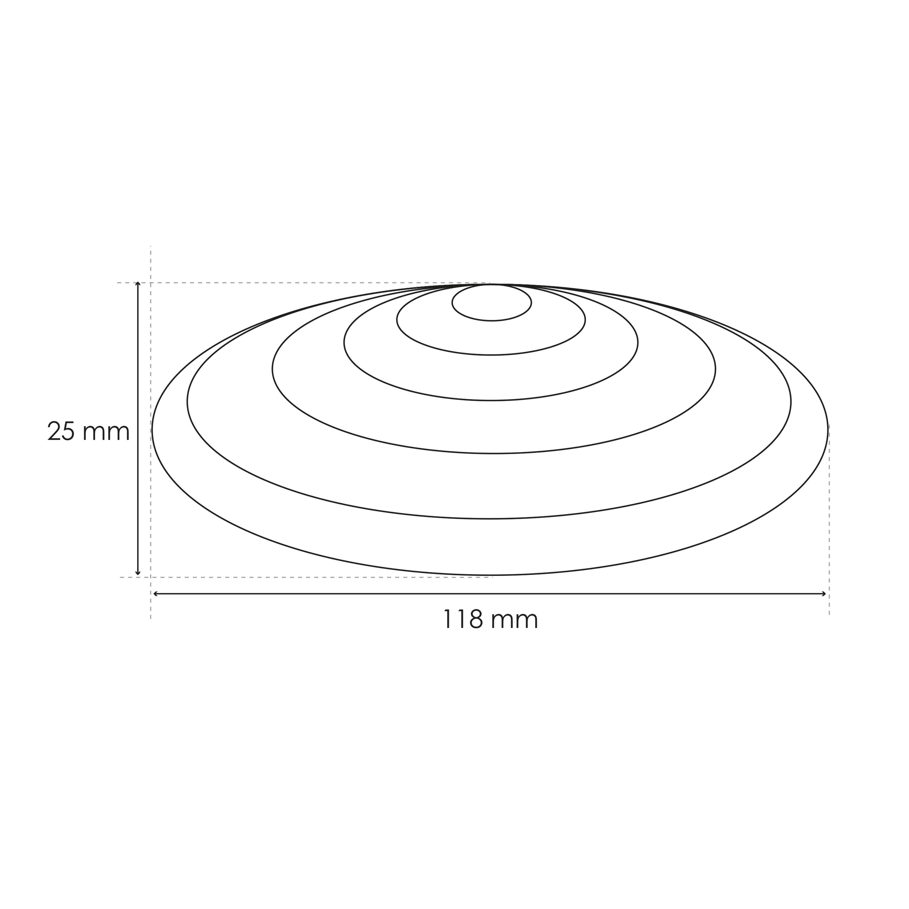 Cale porte amovible CHRISLIGNE caoutchouc beige L.11.8 x H.2.7 x l.11.8 cm - 5