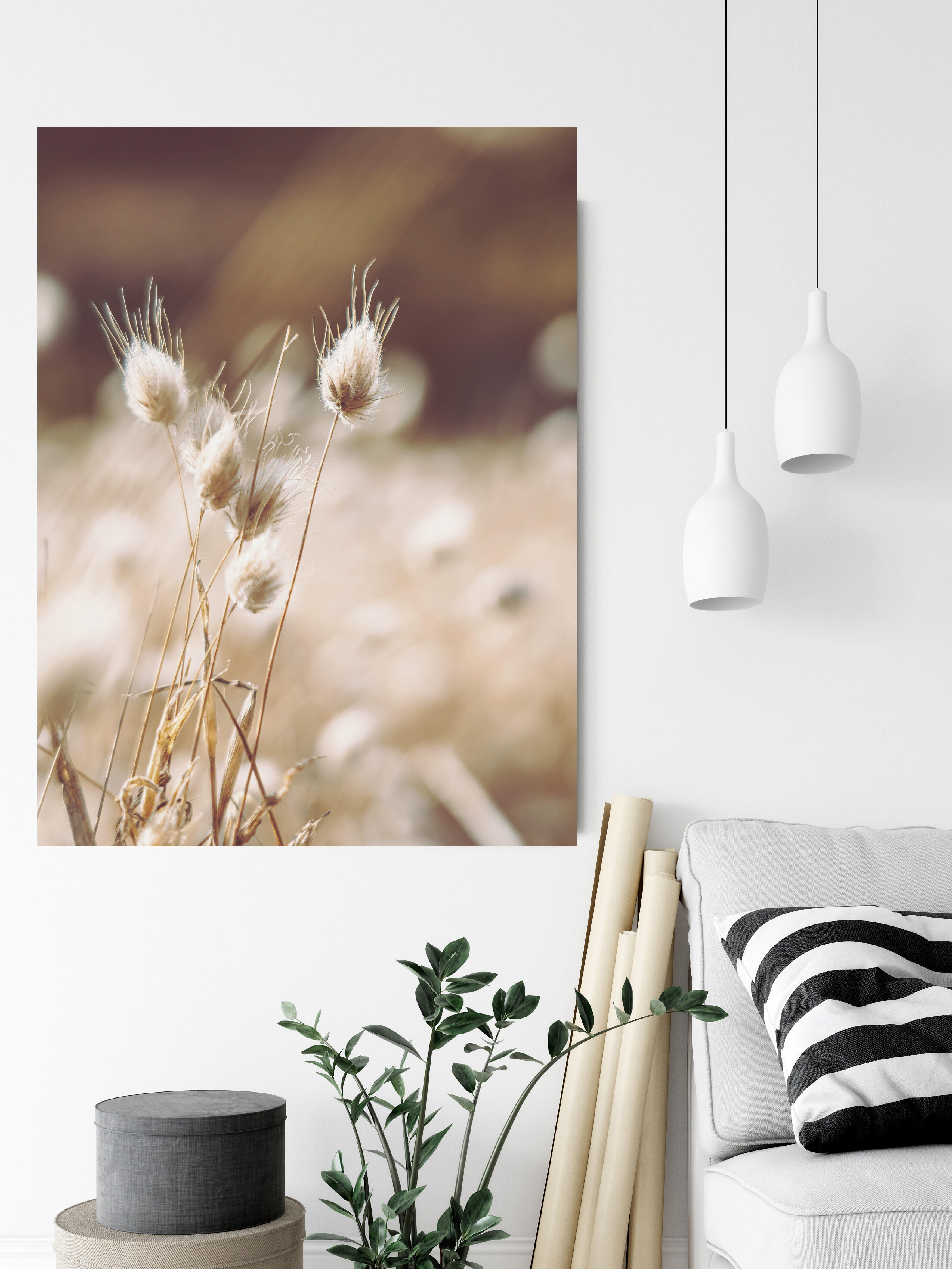 Image encadrée Herbes des champs 1 l.61 x H.91 cm - 2