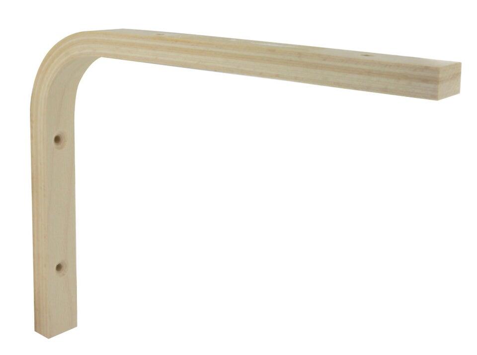 Equerre Multiplis bois brut naturel, H.15 x P.20 cm - 5