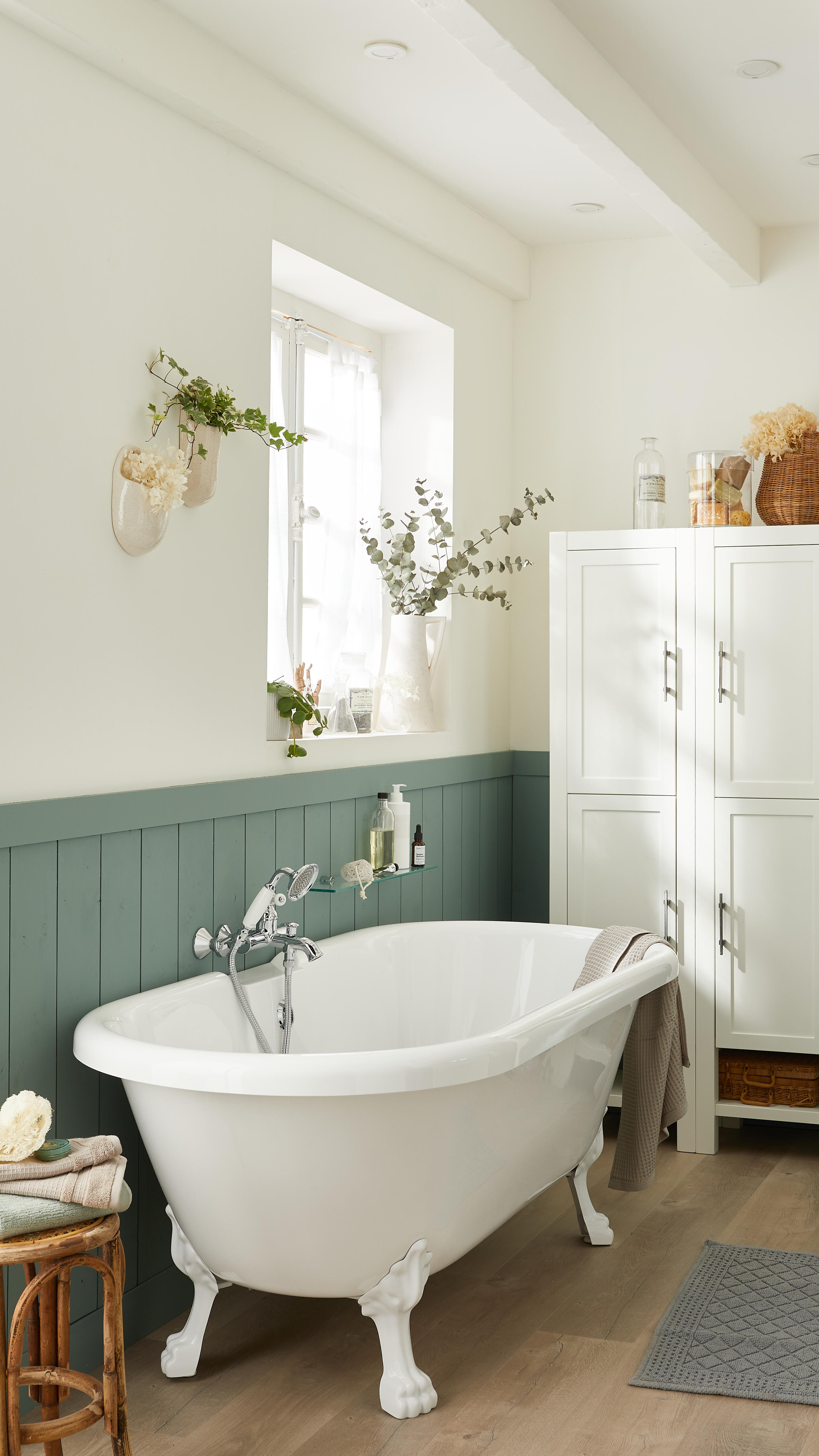 Peinture mur, boiserie laguna 2 satin LUXENS Cuisine et bain 2L - 7