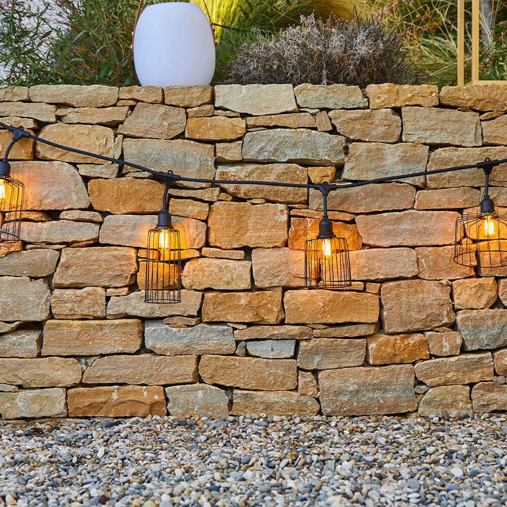 Guirlande extérieur E27 10 ampoules blanc chaud 1000 Lumen Nema LUMISKY - 2