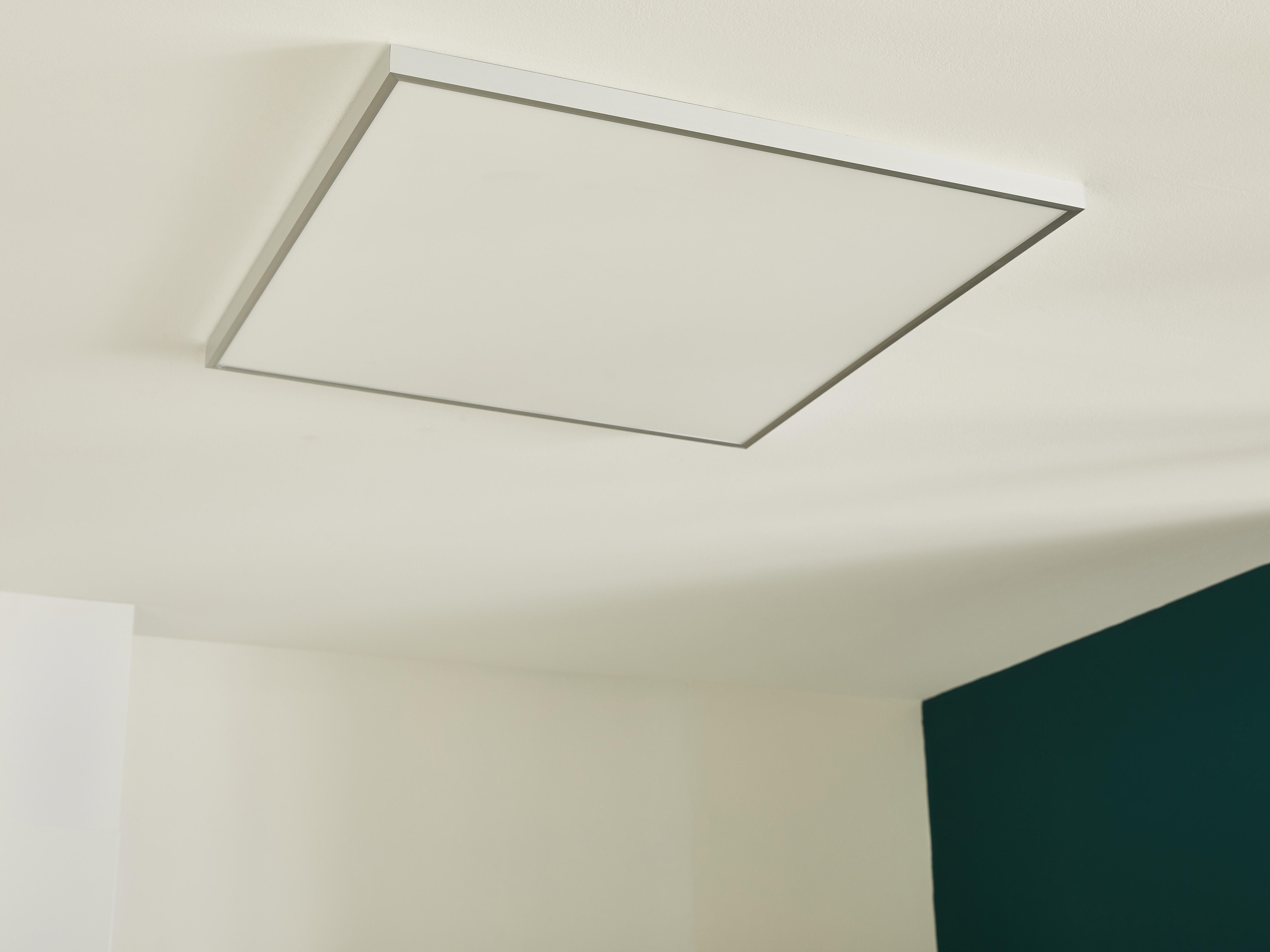 Panneau LED Gdansk, 59.5 x 59.5 cm, variation blancs/intensité, alu INSPIRE - 9