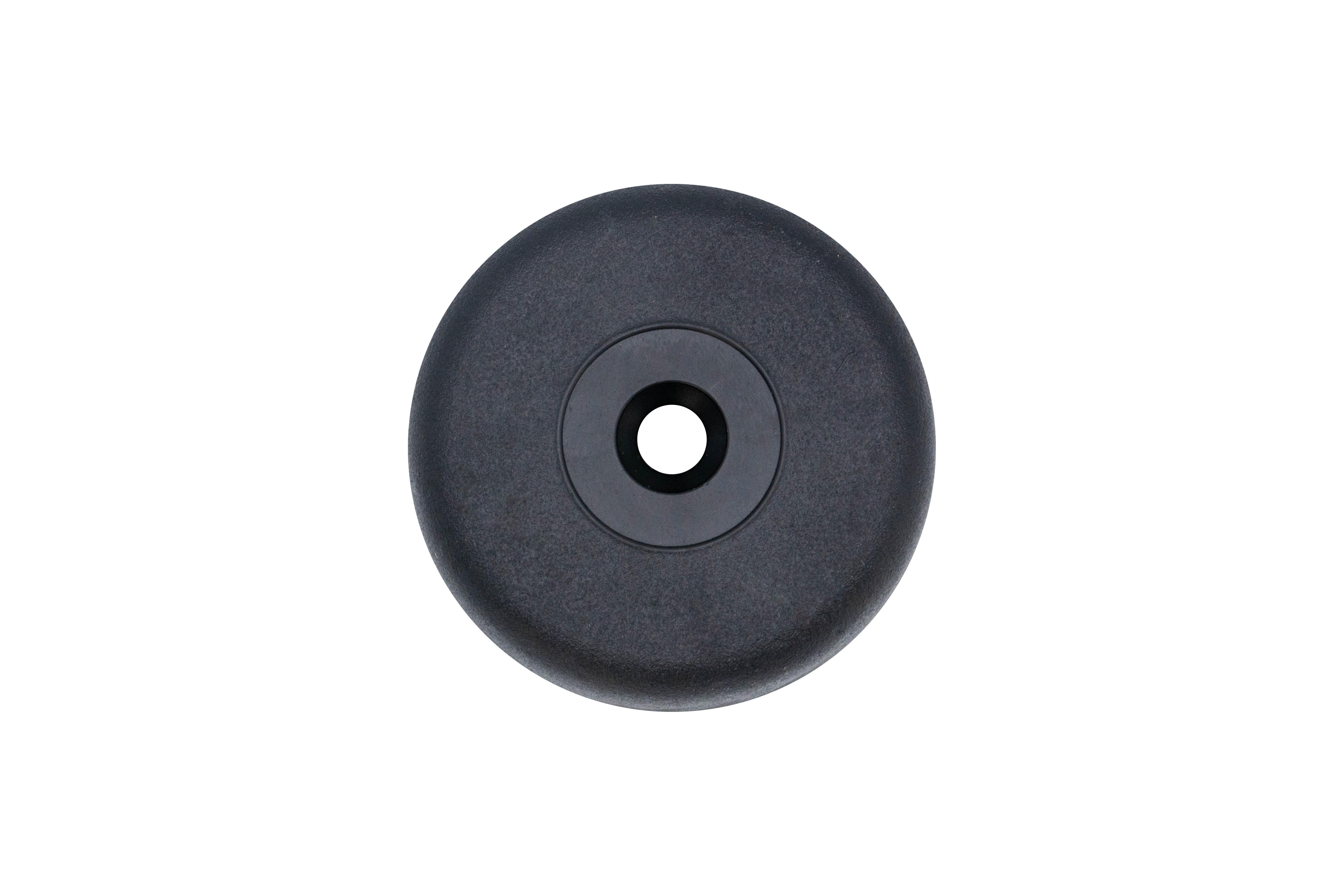 Pied plastique à visser, Diam.60 x H.25 mm - 5