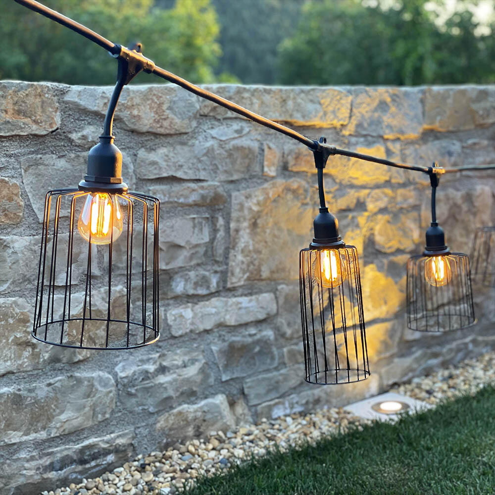 Guirlande extérieure E27 10 ampoules Nema blanc chaud LUMISKY - 6