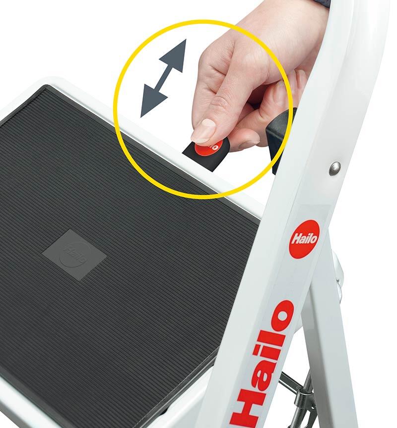 Marchepied pratique et stable 2 marches Hailo - 3