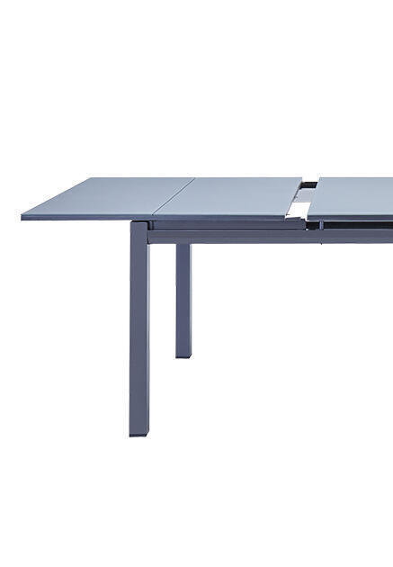 Tavolo da giardino allungabile Odyssea II NATERIAL in alluminio antracite con piano in vetro per 6 persone 180/240x100cm - 19