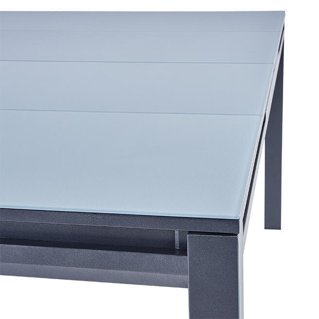 Table de jardin NATERIAL Odyssea II aluminium/verre anthracite 10 personnes - 5