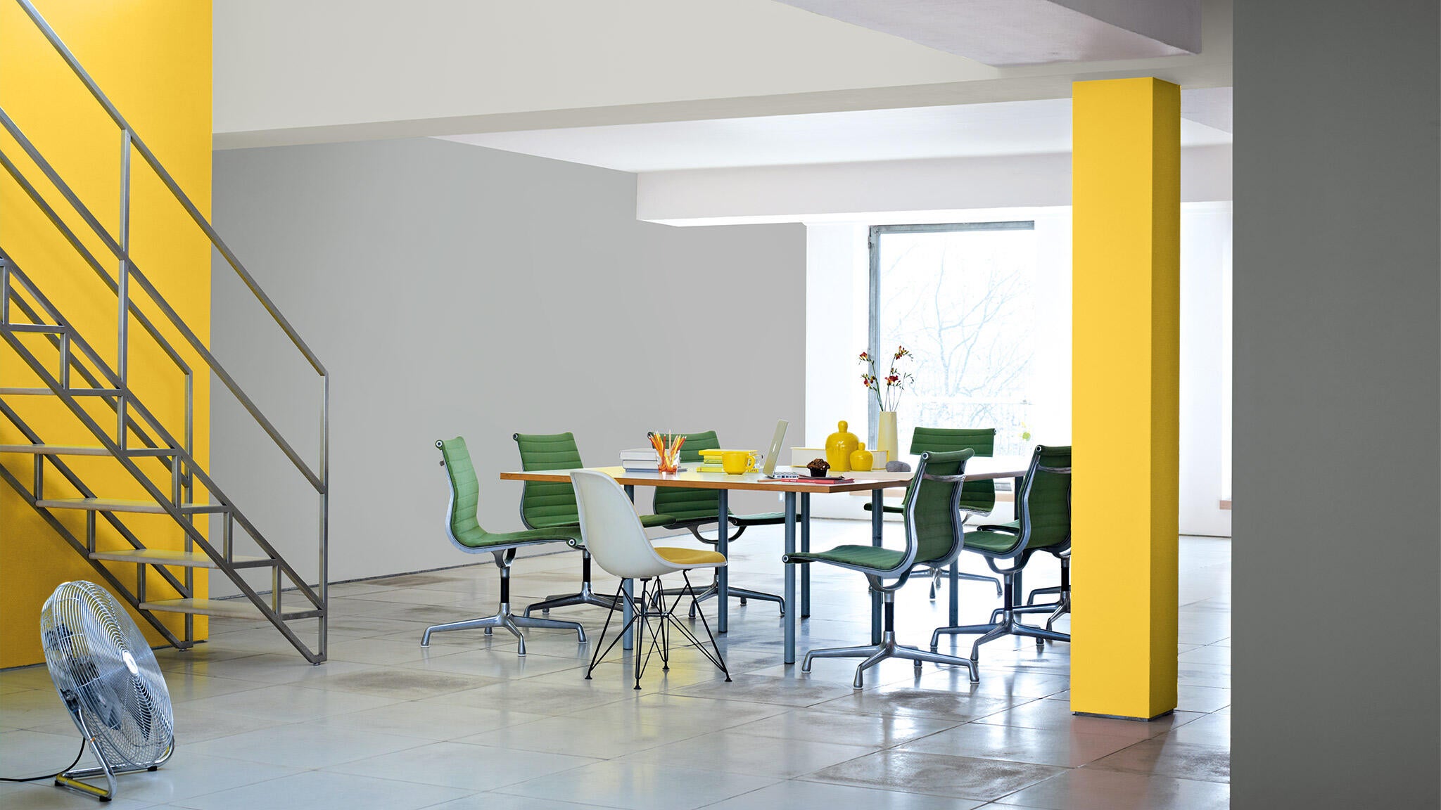 Peinture mur, boiserie titanium mat DULUX VALENTINE Crème de couleur 2.5L - 5