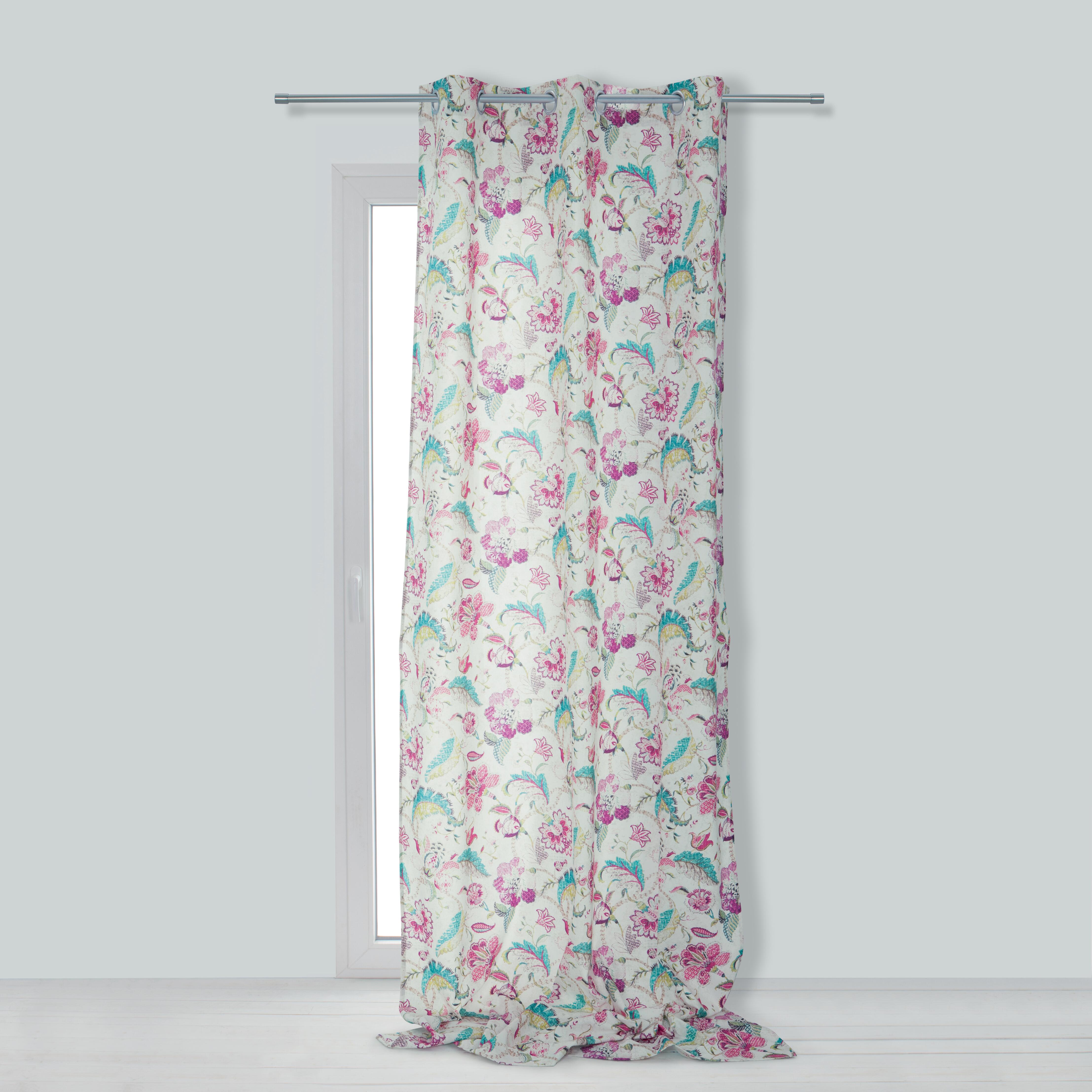 Tenda Kiku rosa, occhiello 140x280 cm - 2