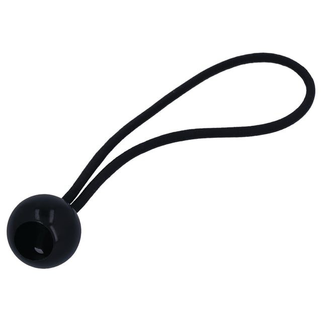 8 Sandows à boules noires SUKI, Diam.4.5 mm x L.130 mm