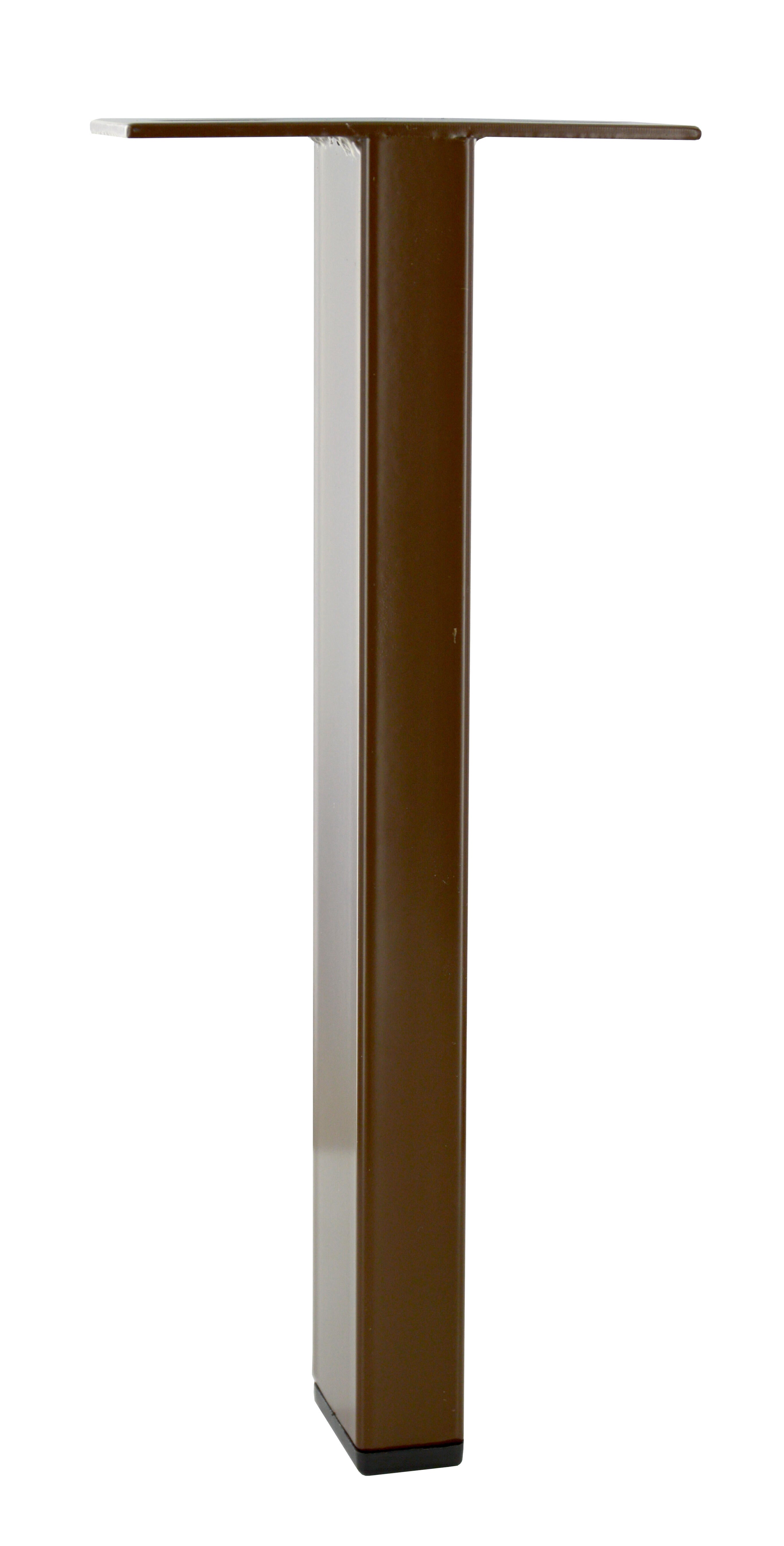 Pied de meuble carré Cime, marron, 2x2 cm x hauteur 24 cm - 3