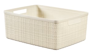 Panier CURVER ivoire H.14.5 x l.28.2 x P.36 cm