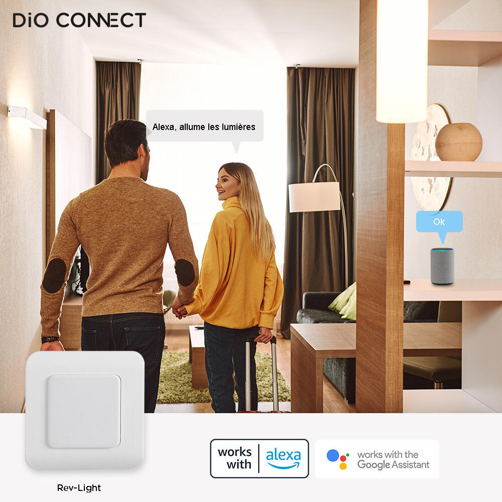 Interrupteur connecté blanc DIO
 - 2