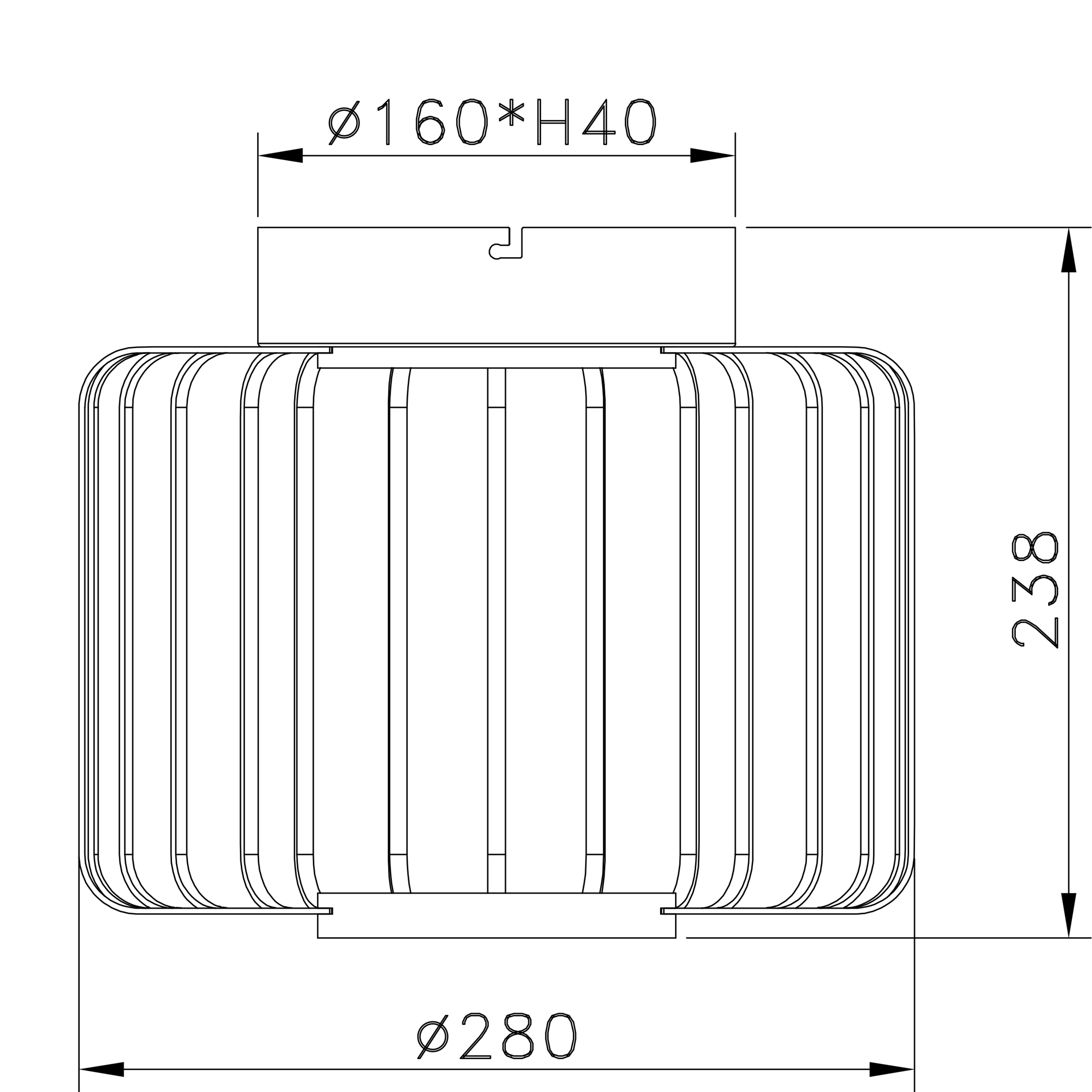 Plafonnier 1xE27, nature bambou INSPIRE Pécan D.28 cm - 6