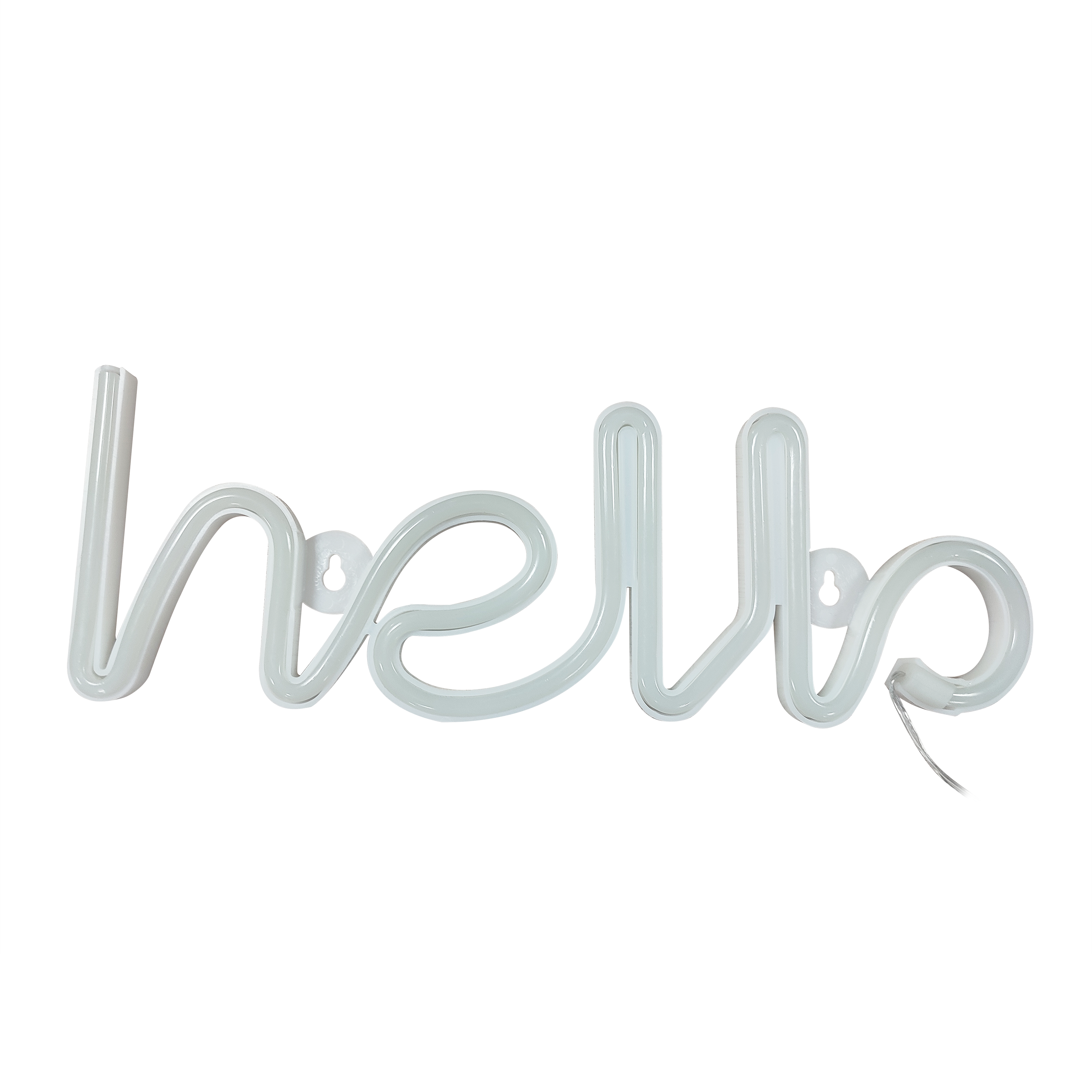 Kinkiet Neon Hello zielony LED Inspire