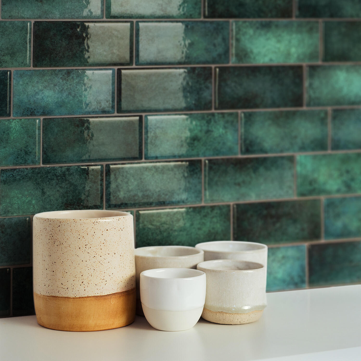 Piastrelle Adesive Cucina E Bagno Art3d - 10 Fogli 30x30 Cm, Effetto Marmo 3D, Facili Da Installare, Resistenti A Umidità E Calore