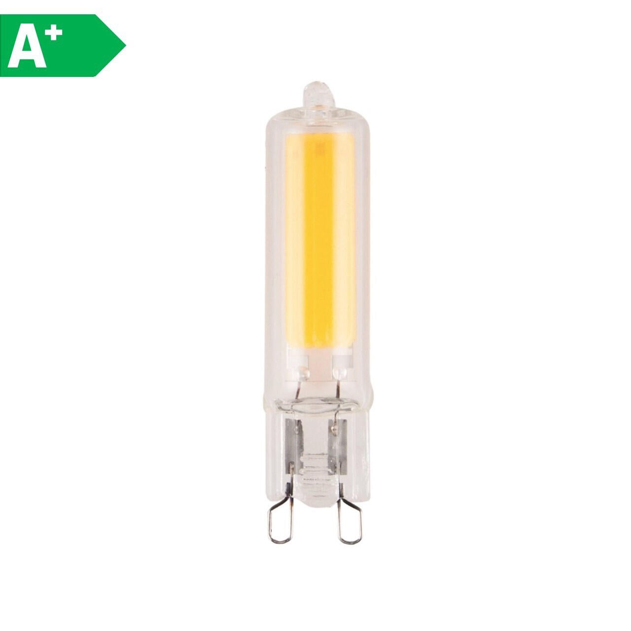 Lampadina LED, G9 capsula, trasparente, luce fredda, 4W = 420 LM (equiv 40 W), LEXMAN - 3