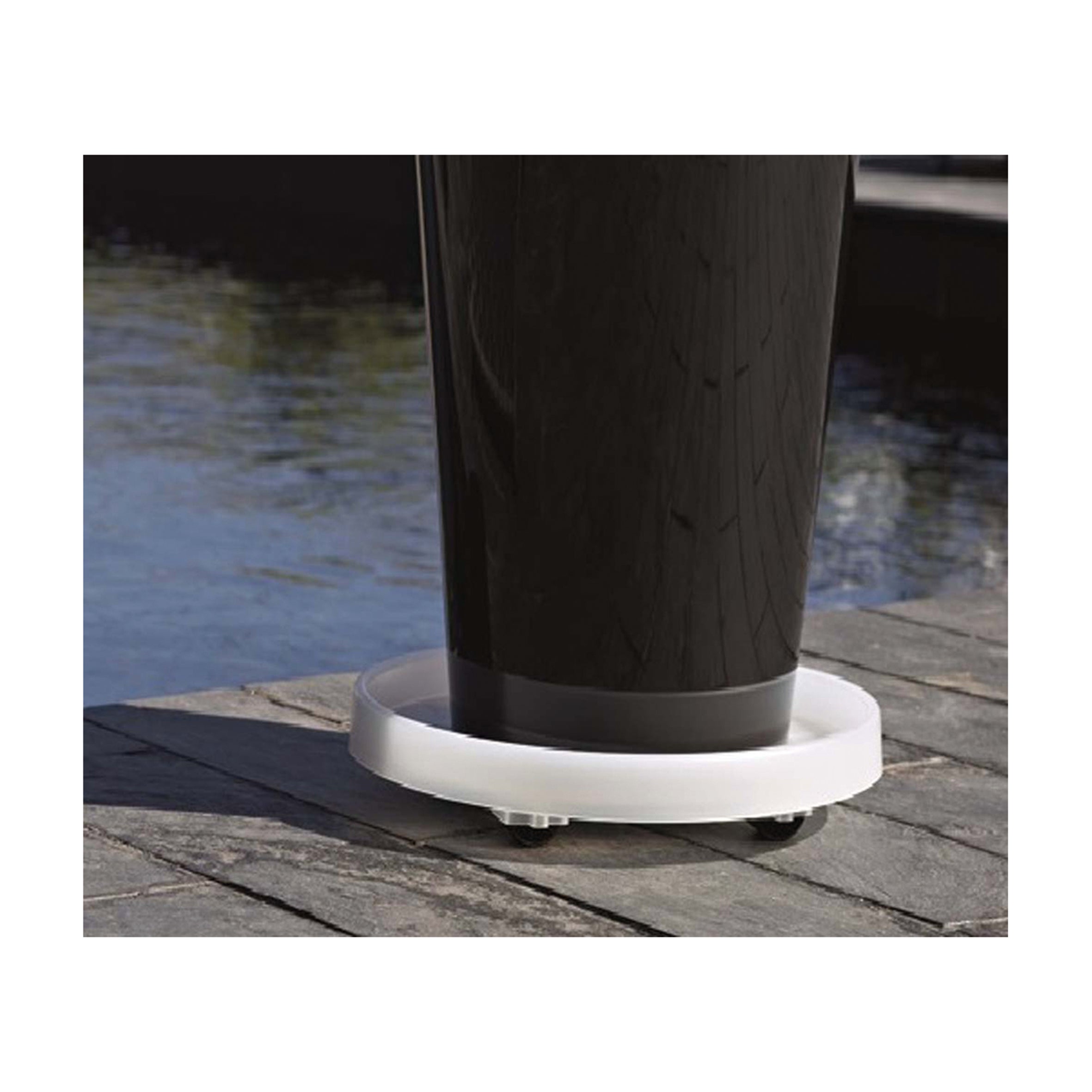 Supporto rotante per vaso trasparente con ruote ARTEVASI H 6.2 x ø 30 cm - 3