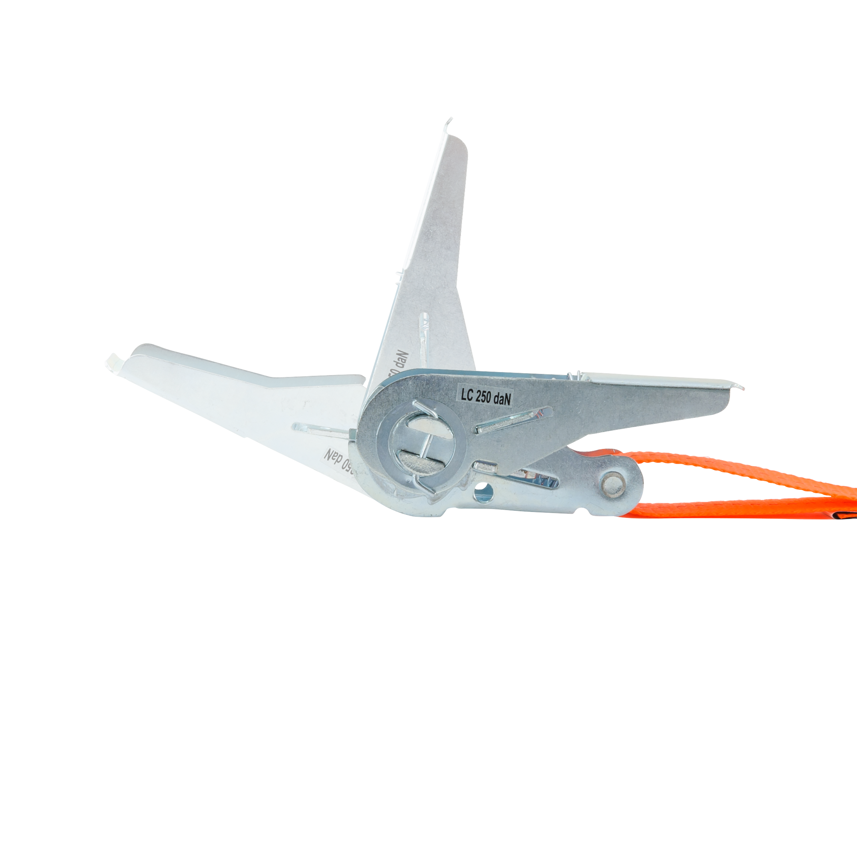 4 correa de sujeción con tensor de carraca y gancho de 4.5 m y carga máx. 250 kg - 4