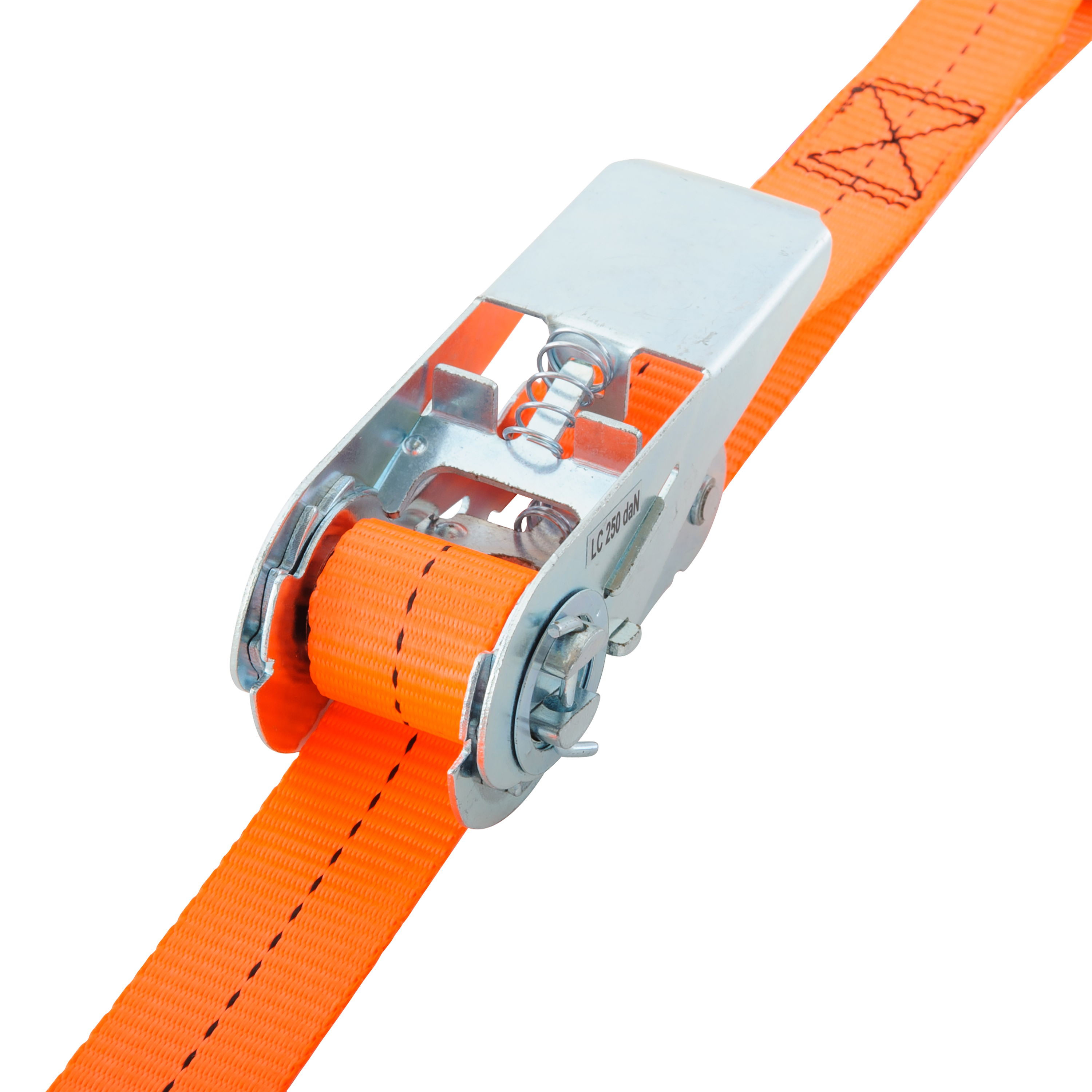 4 correa de sujeción con tensor de carraca y gancho de 4.5 m y carga máx. 250 kg - 5