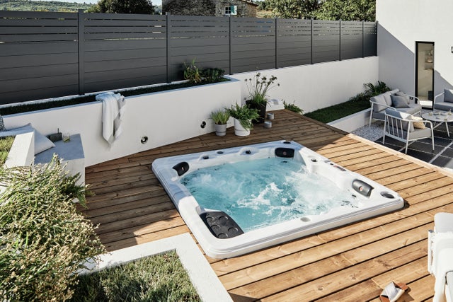 photo d'un spa en extérieur