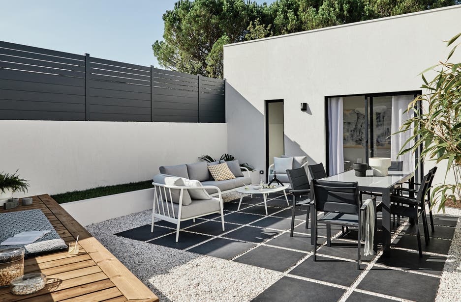 photo d'une terrasse extérieur