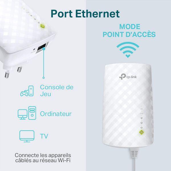 Répéteur WiFi AC750 bi-bande TP-LINK
