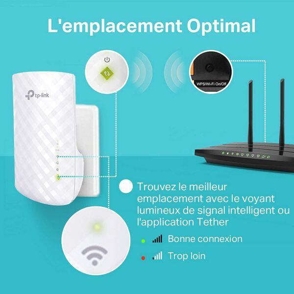 Répéteur WiFi AC750 bi-bande TP-LINK
