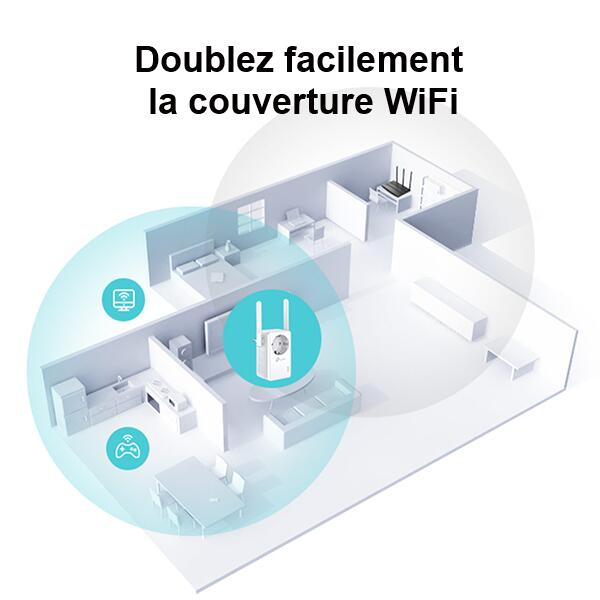 Répéteur wifi 300mbps , TP-LINK
 - 1