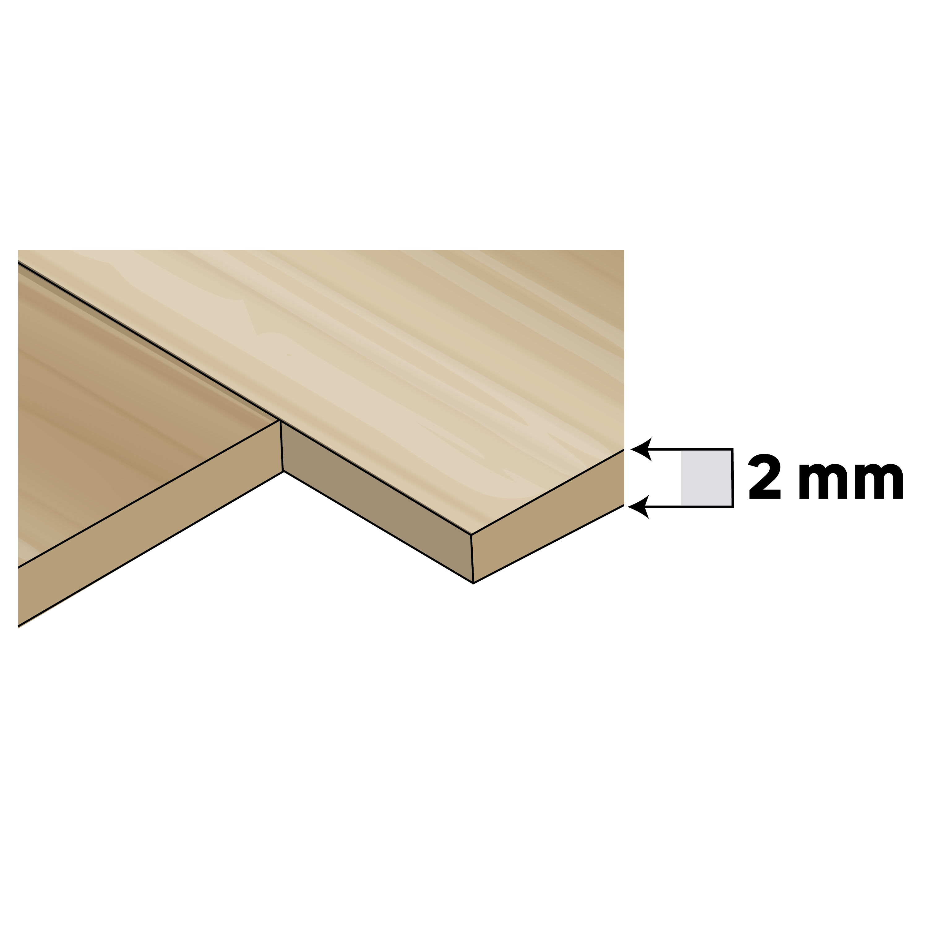 Lame PVC adhésive forte ARTENS Solna effet bois gris - 7